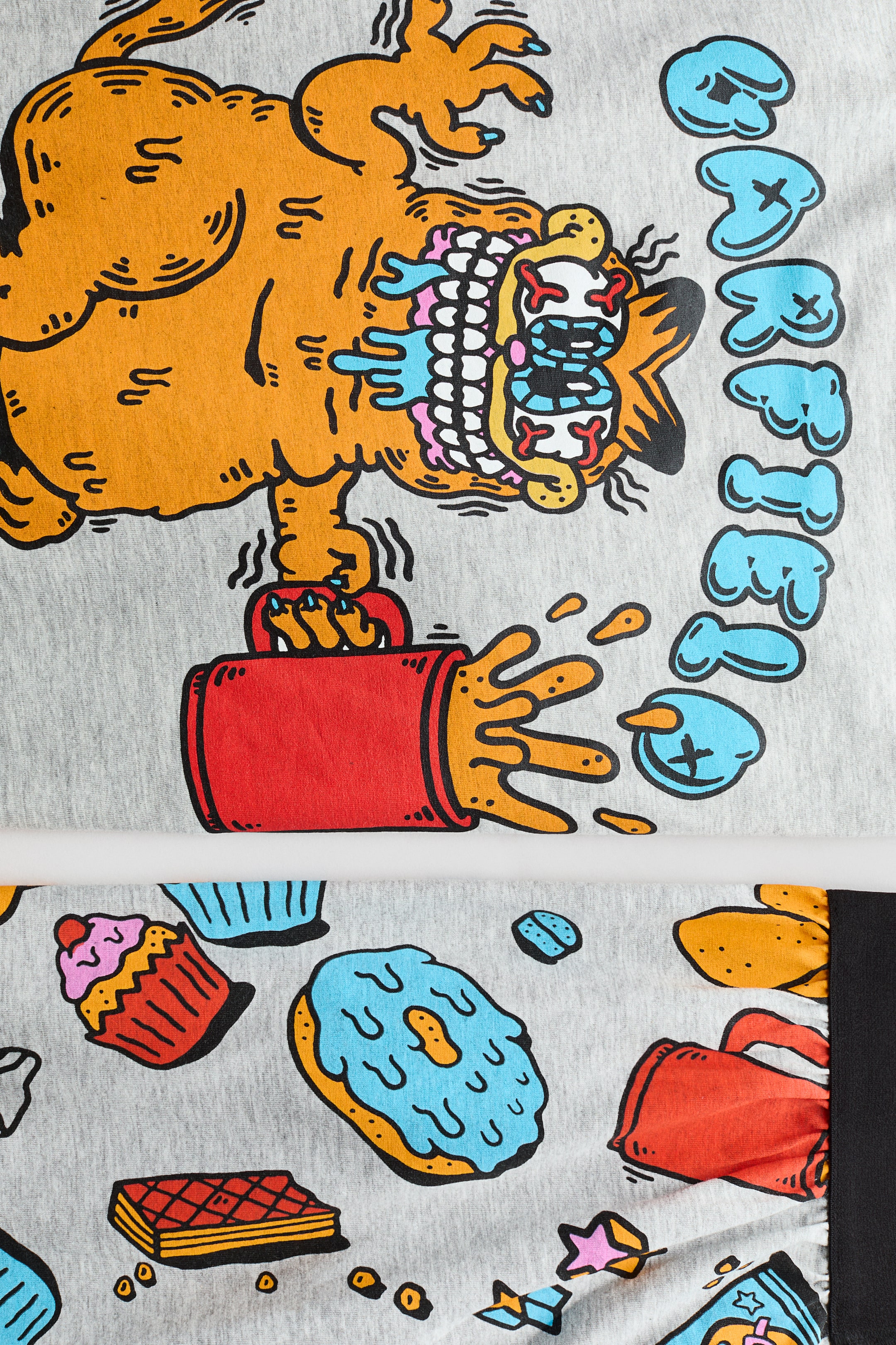 View larger image: Print-motif cotton pyjamas - Grey marl/Garfield - Kids | H&M IN 2
