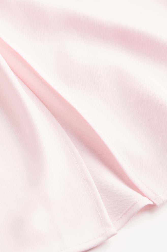 Satin skirt - Light pink/Black - 6