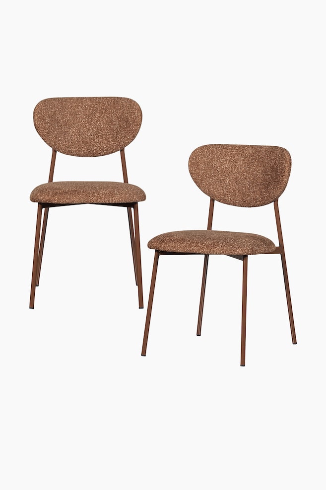 Valor Esszimmerstühle – 2er Set - Braun/Beige - 1
