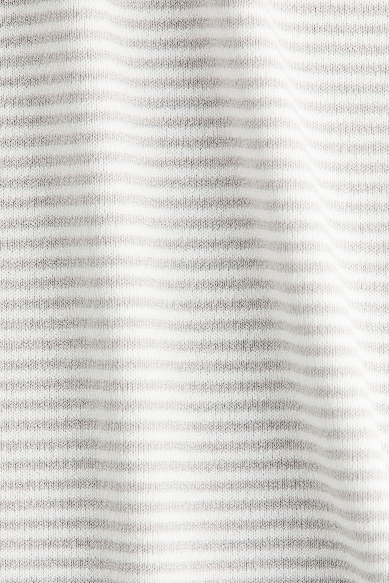 טישירט מסריג דק - לבן/אפור בהיר פסים/לבן/ירוק בהיר פסים/צהוב בהיר - 5