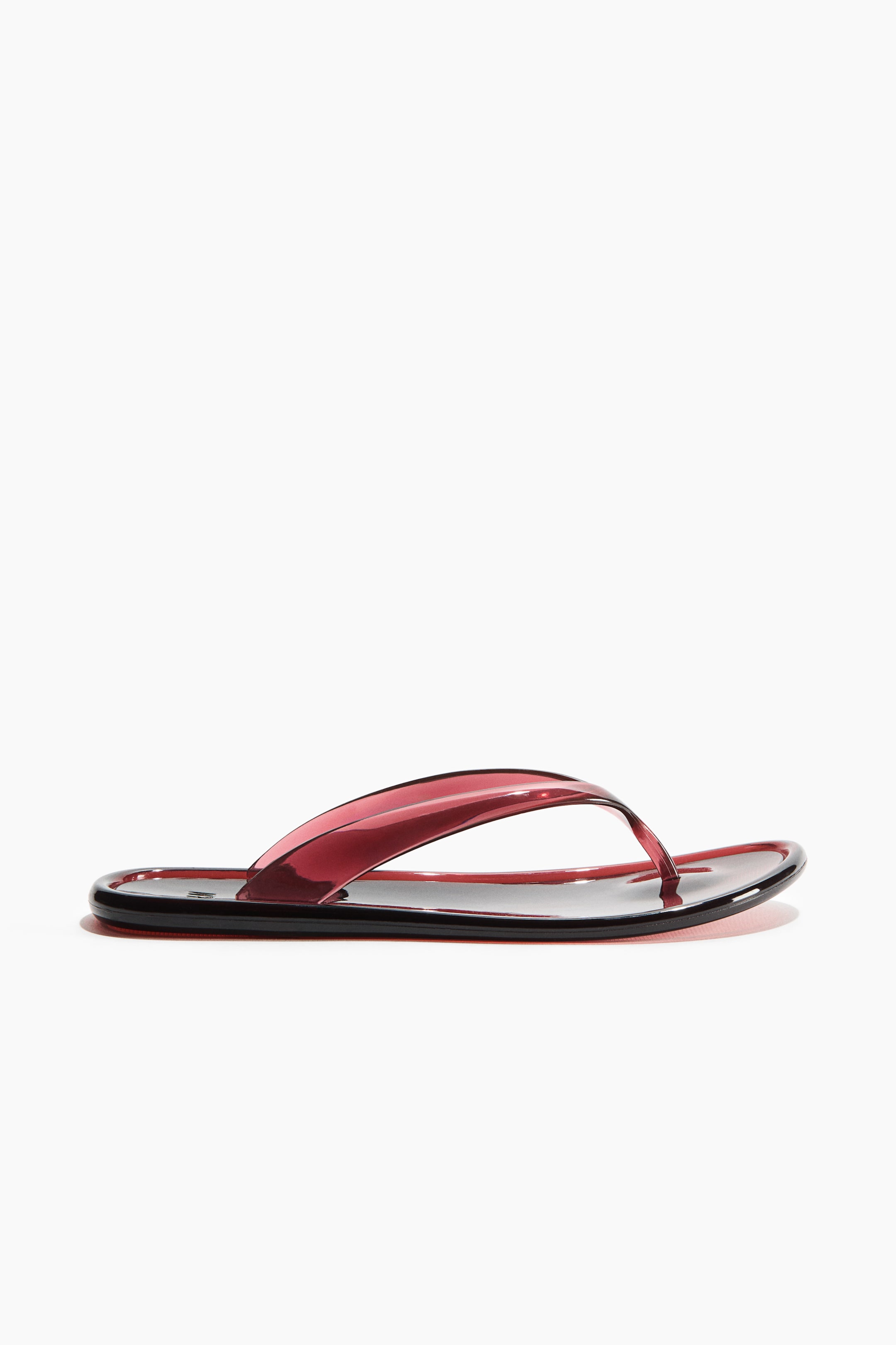 Tongs semi-transparentes