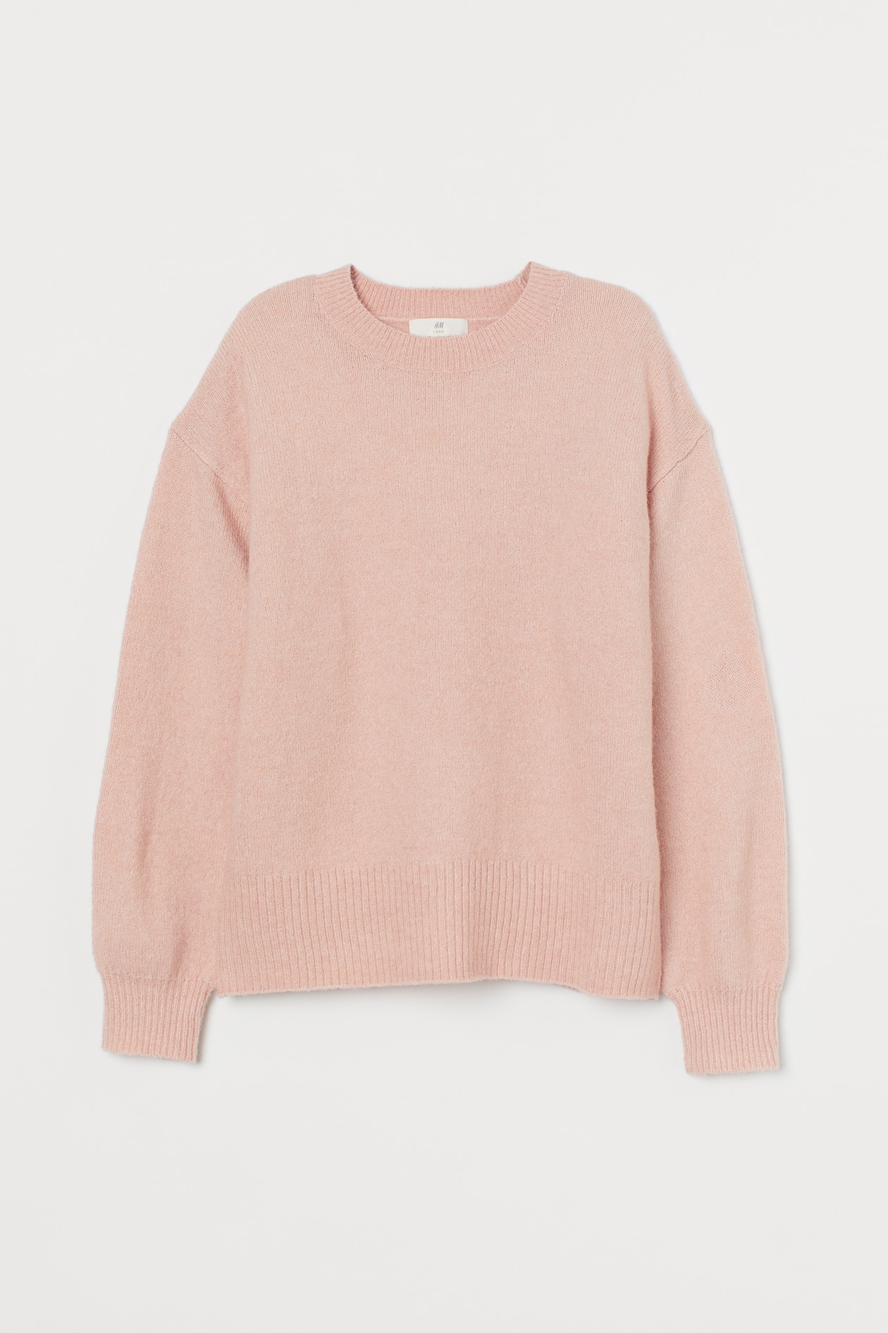 Fine-knit Sweater - Round Neck - Long sleeve - Apricot - Ladies | H&M US