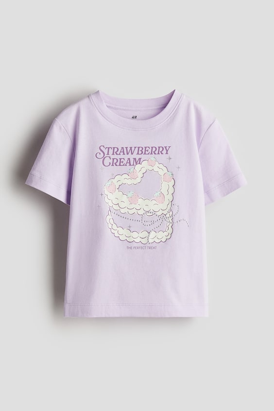Детские футболки H&M Motif-detail t-shirt