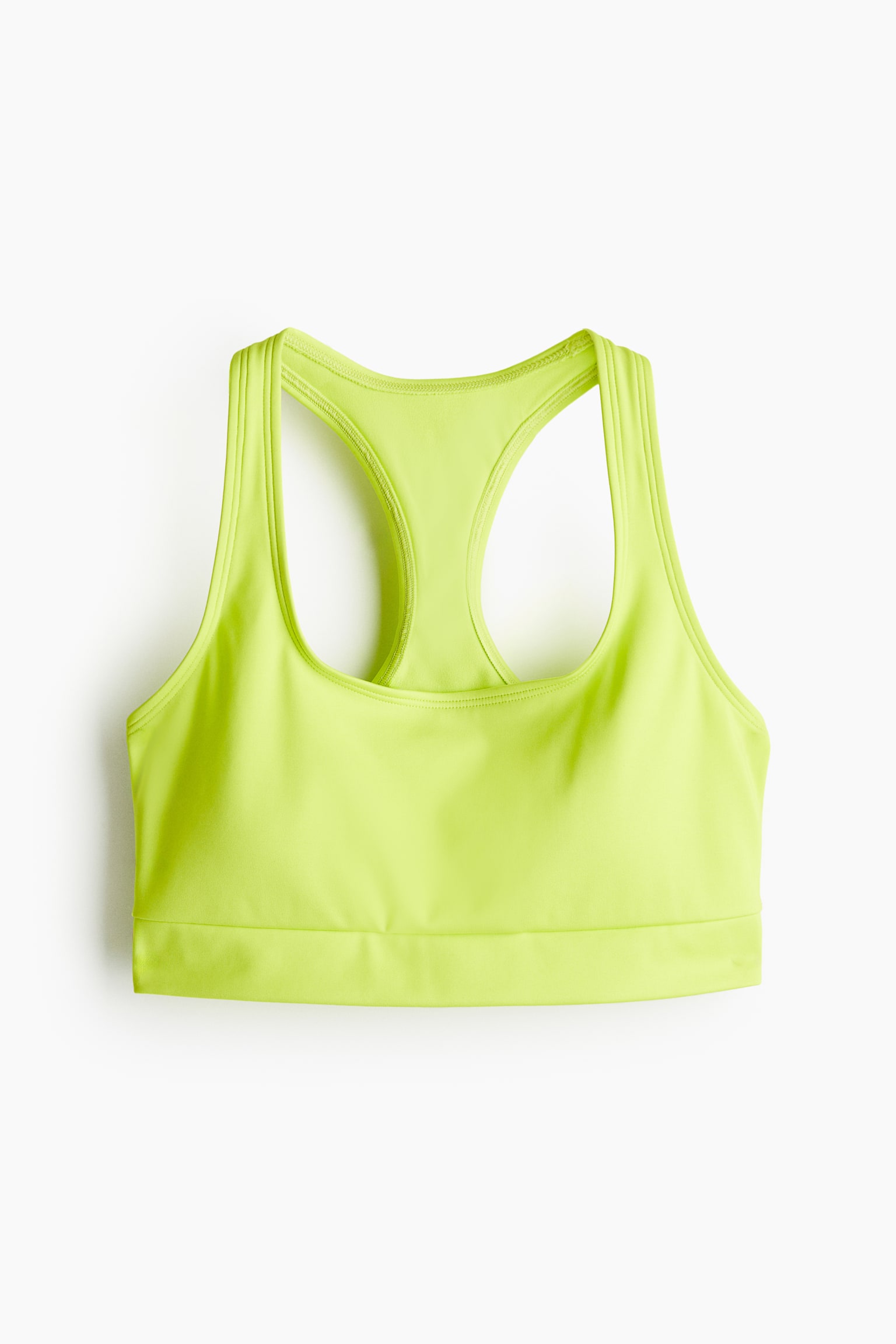 Activewear Bikini Top - Neon green/Black/Dark khaki green - 2