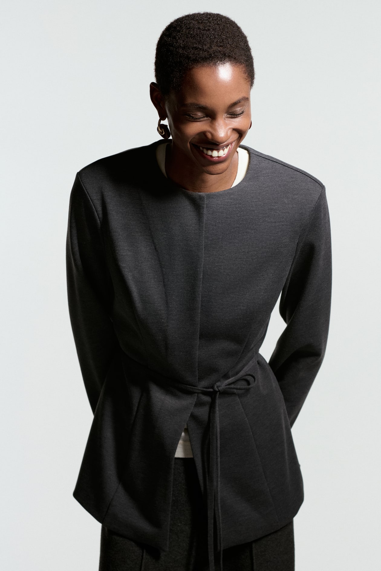 Ponte Blazer with Belt - image 2