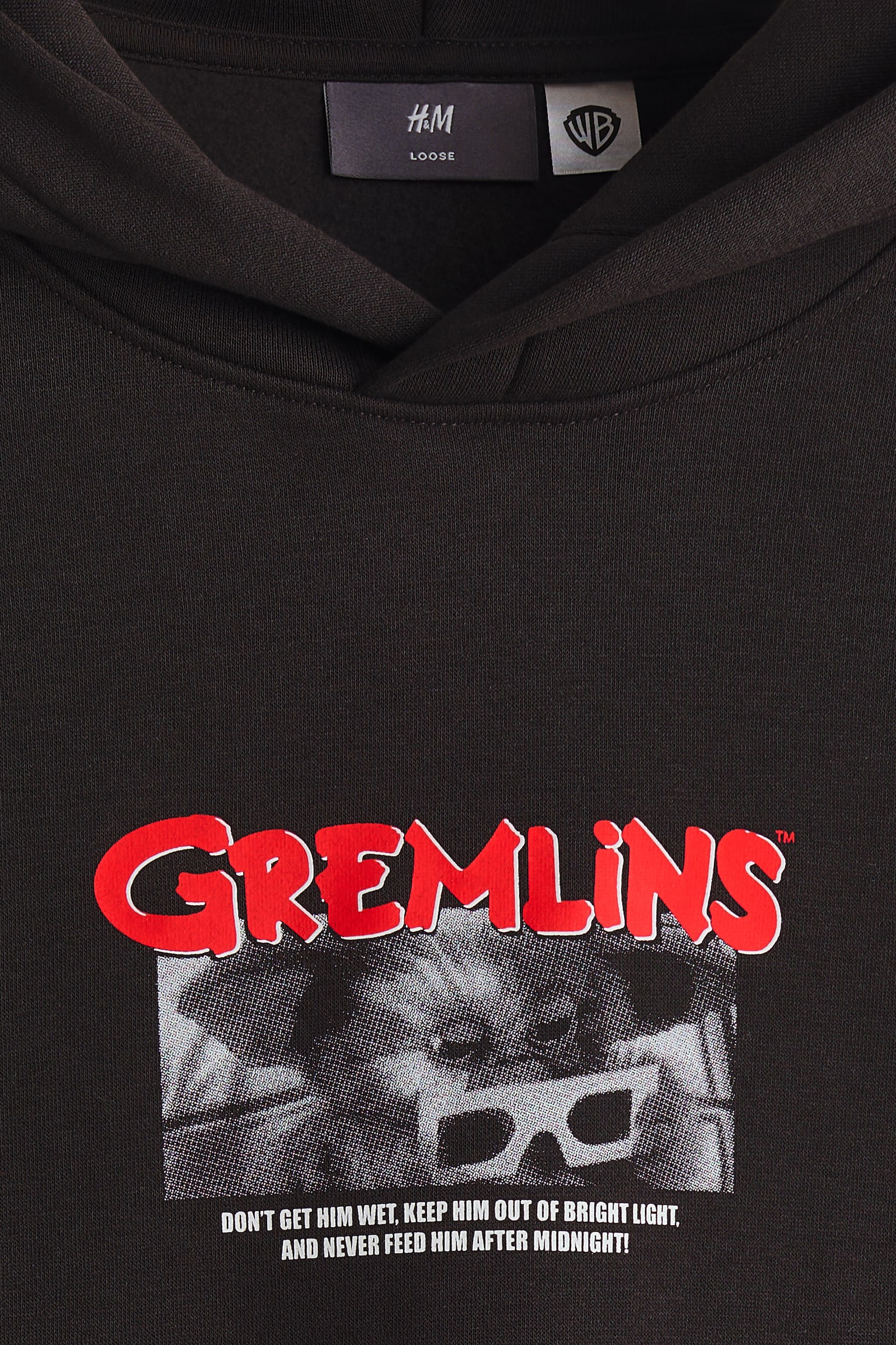 Kapucnis felső Loose Fit - Fekete/Gremlins/Fekete/Batman/Fekete/Stranger Things/Fekete/Nirvana/Fekete/Ford/Fehér/The Shining/Fekete/Metallica/Fekete/Fender/Rózsaszín/Keith Haring - 4