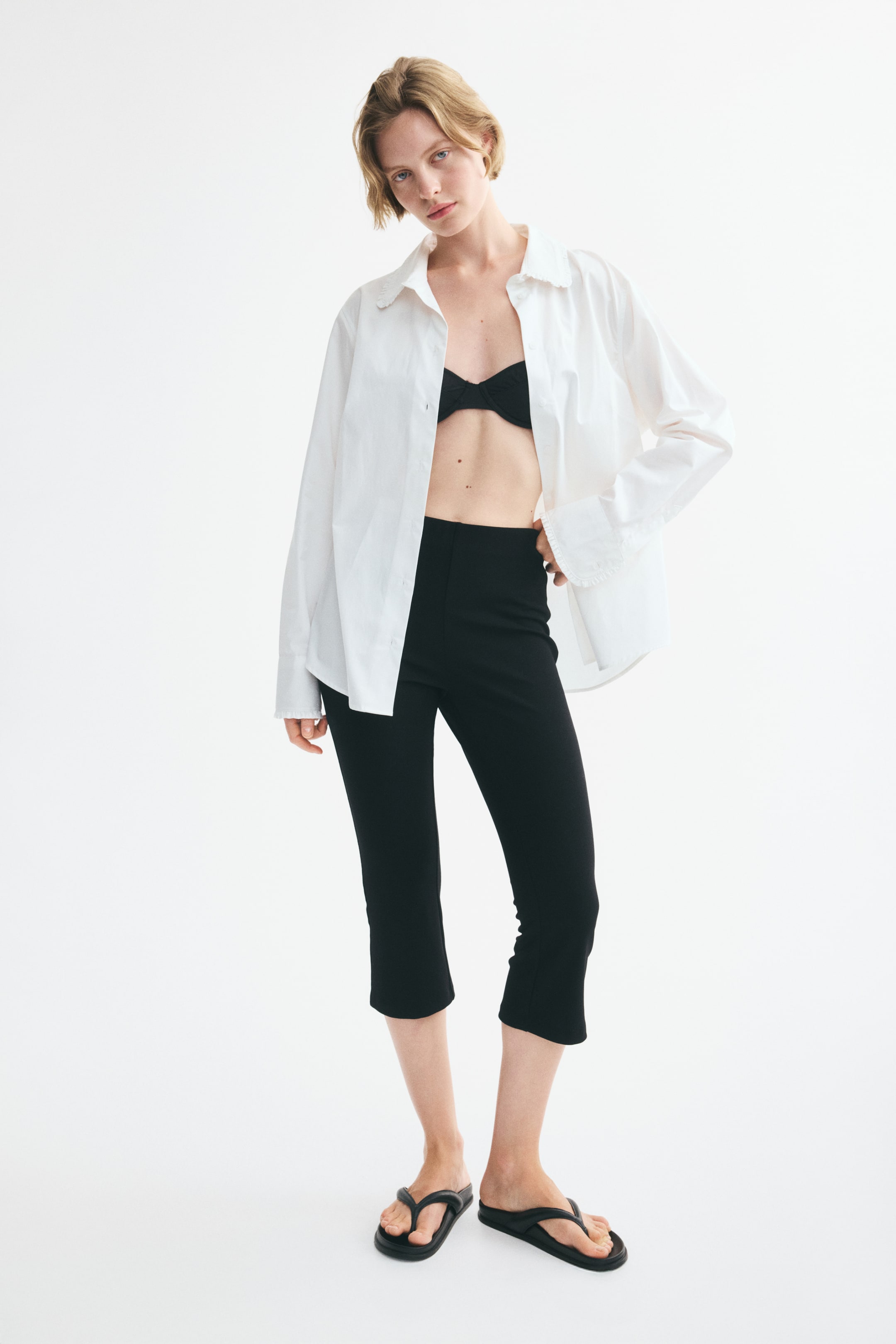 Chemise en popeline de coton