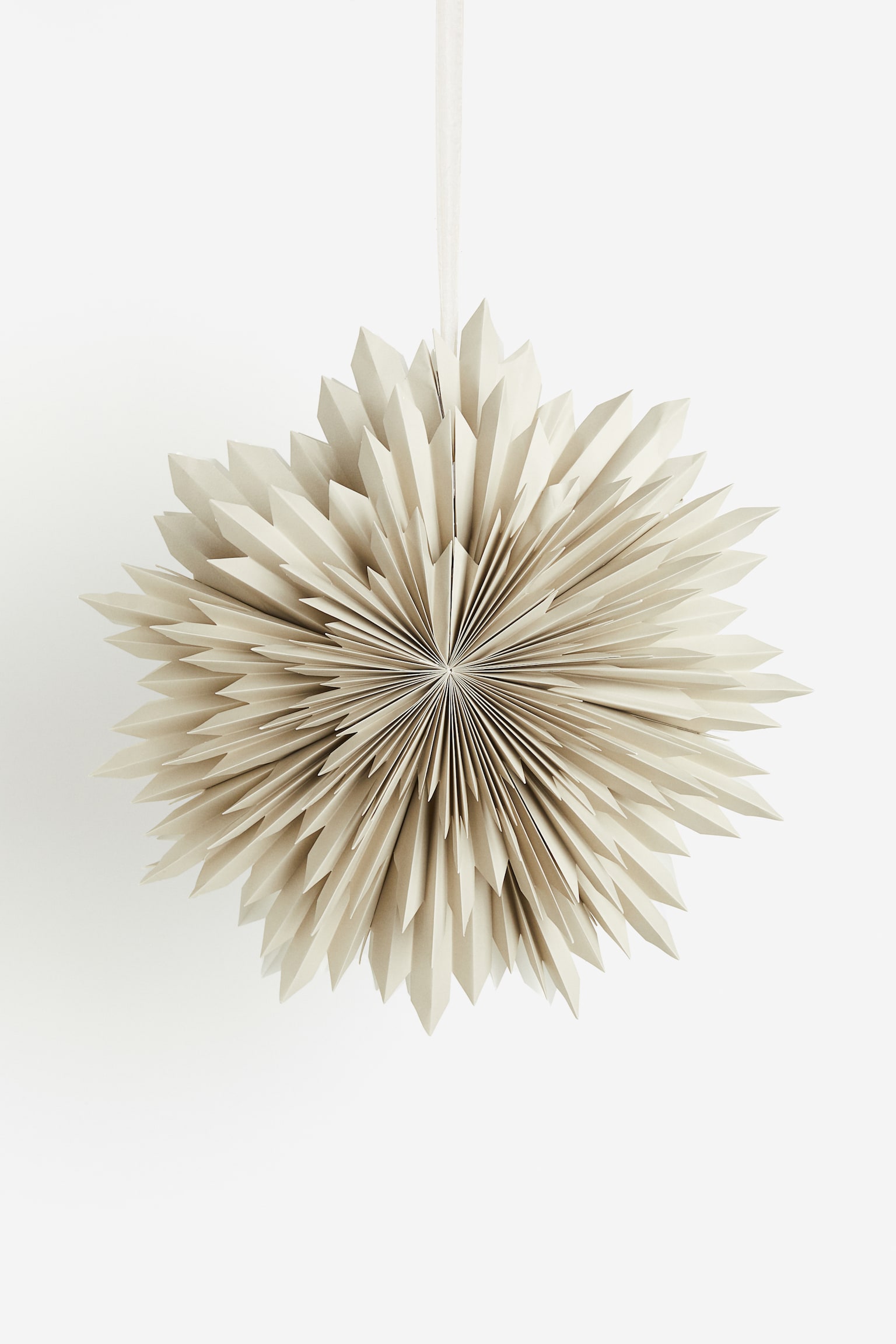 Paper star lampshade - Beige - 1