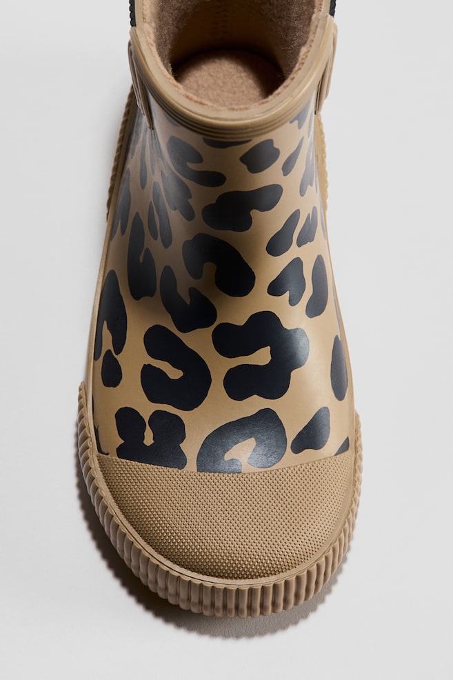 Rubber Boots - Dark beige/leopard print/Dusty blue/dinosaurs - 3
