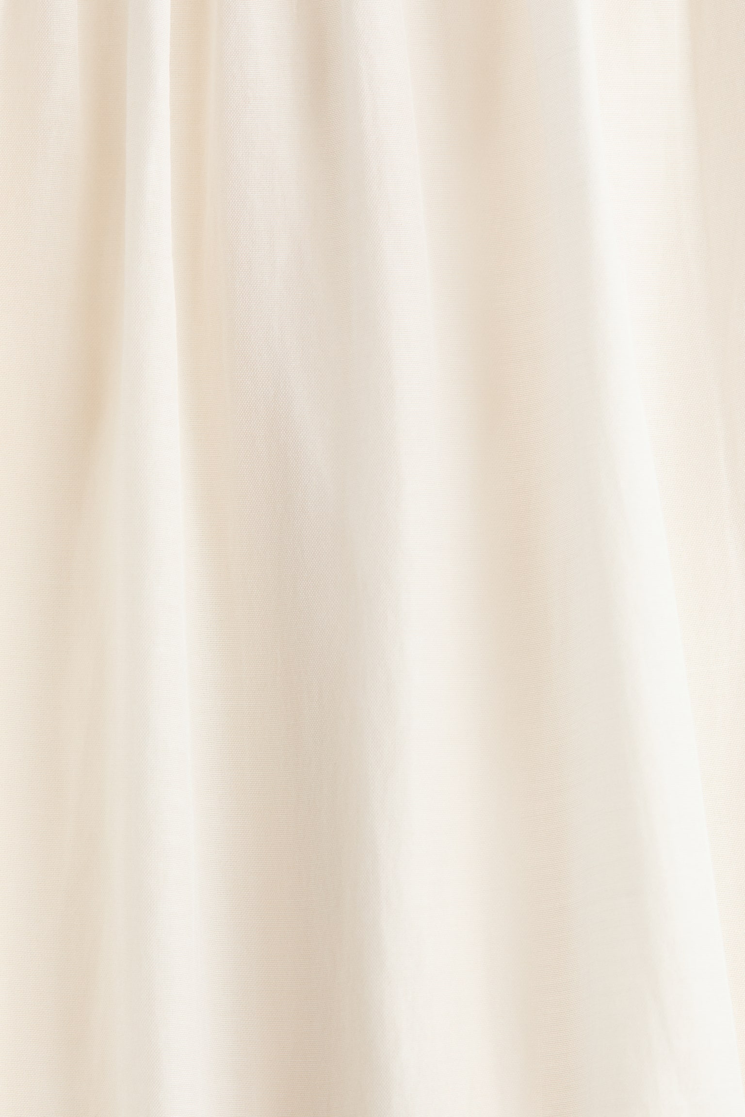 Viscose-blend tunic dress - Cream/Dark brown - 3