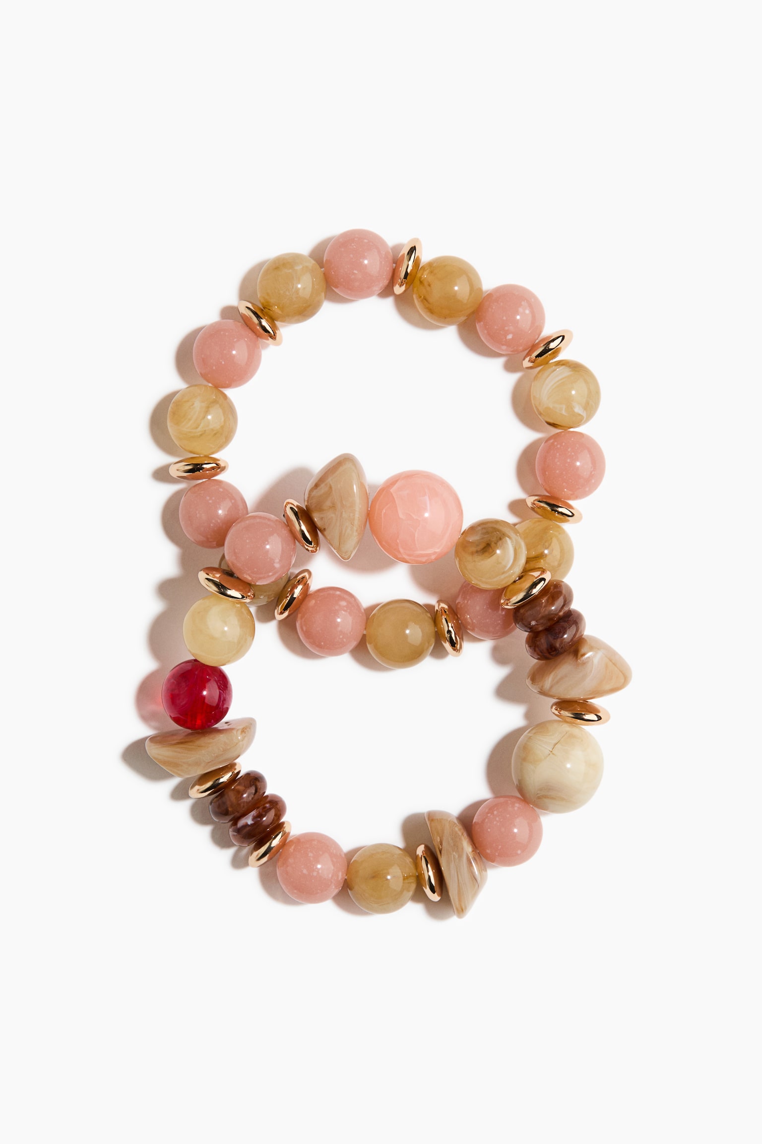 2-pack bracelets - Light pink