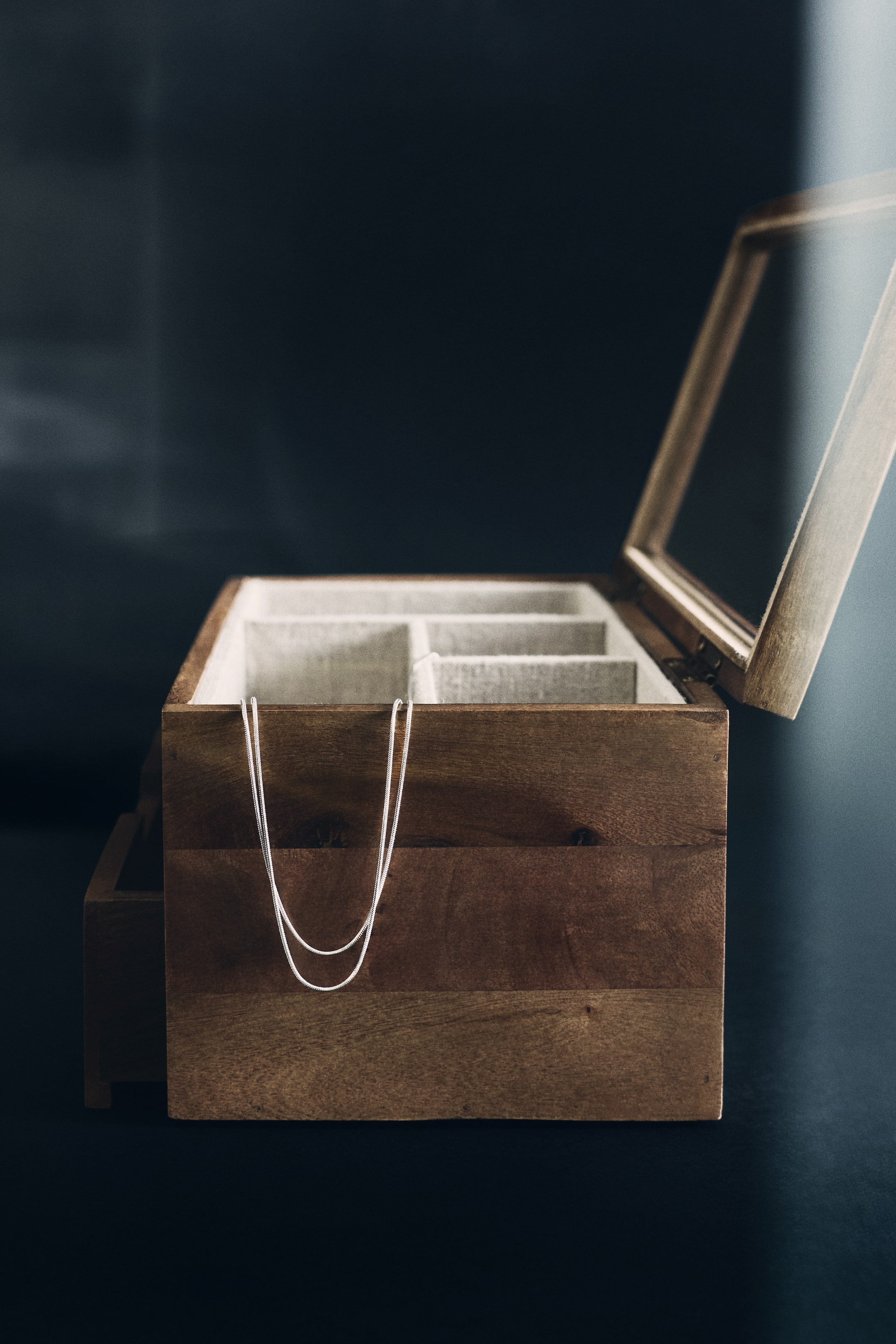 View larger image: Wooden jewellery box - Dark brown - Home All | H&M 1