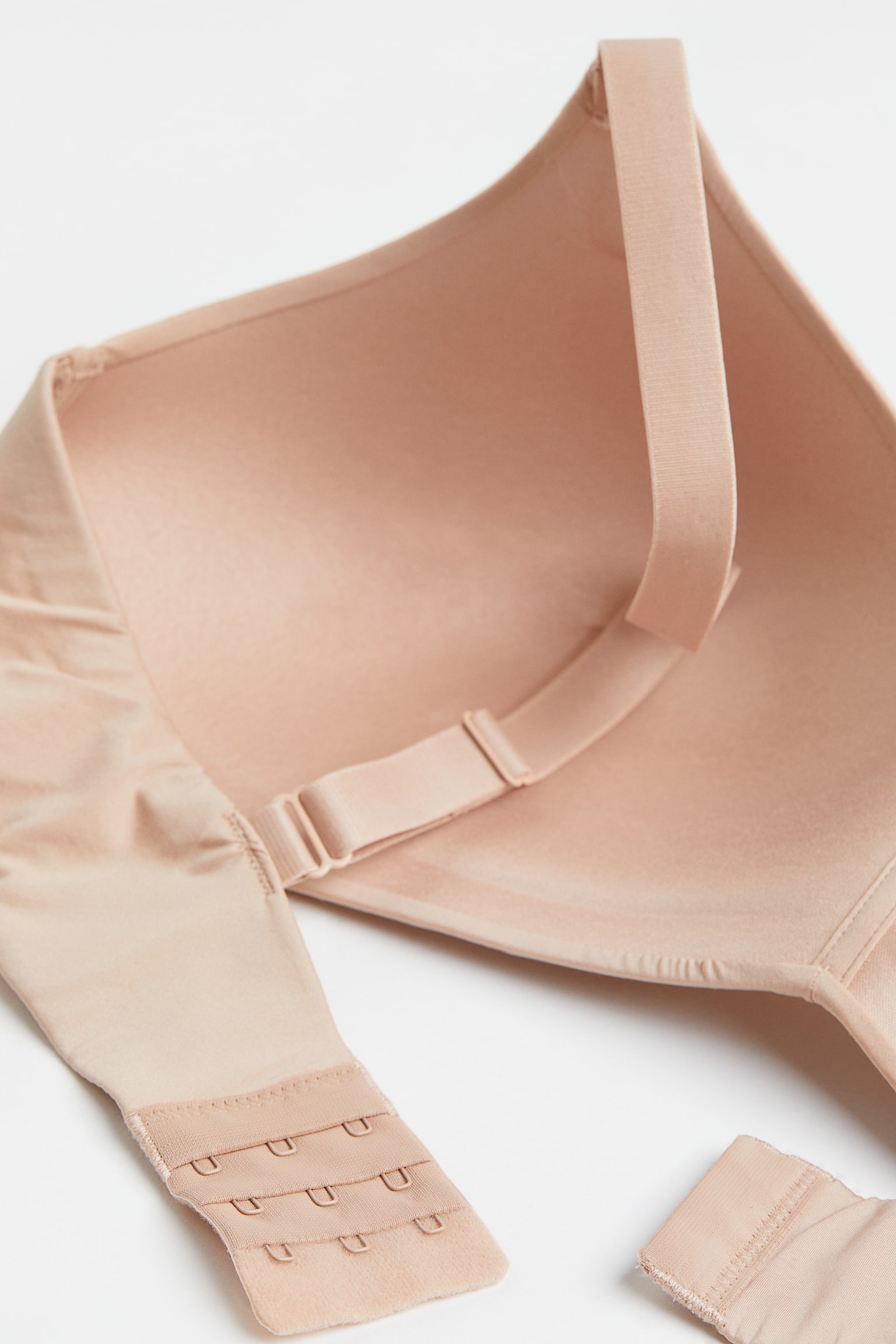 H&M+ 2-pack Wireless Bras - Light beige/Black - 2