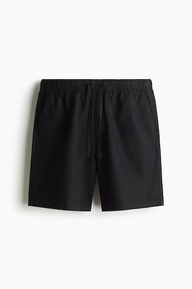 リラックスフィット リネンブレンドショートパンツ