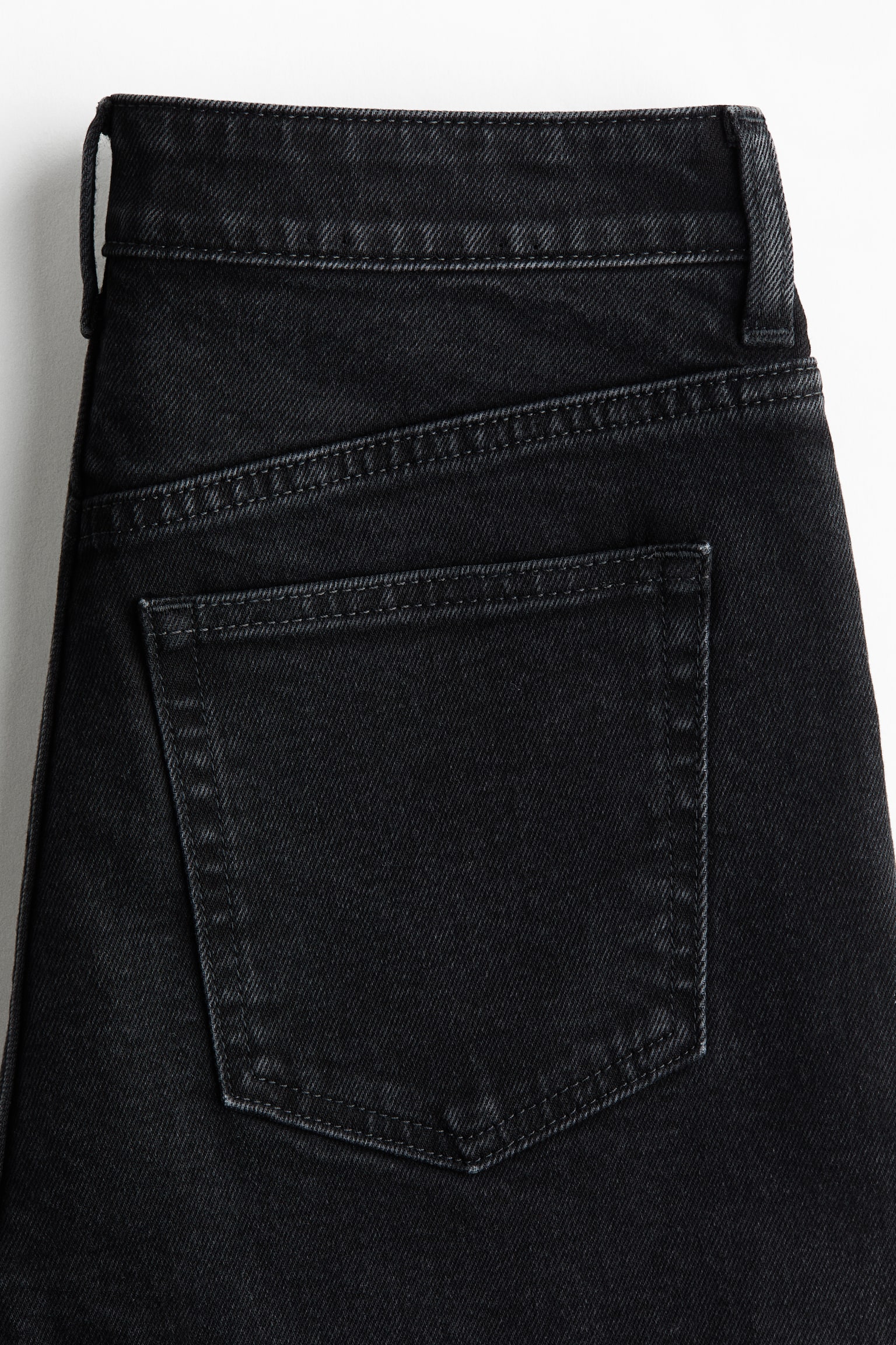 Женские джинсы H&M Mom Slim-Fit High-Waist Ankle, цвет: Чёрный — фото 7