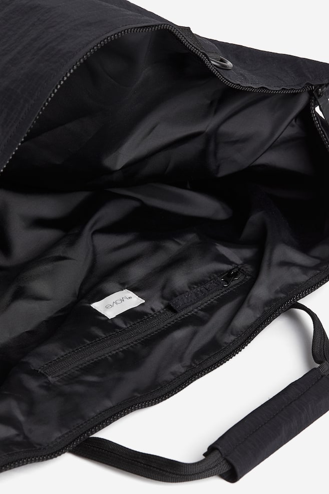 Water-repellent sports bag - Black/Beige - 3