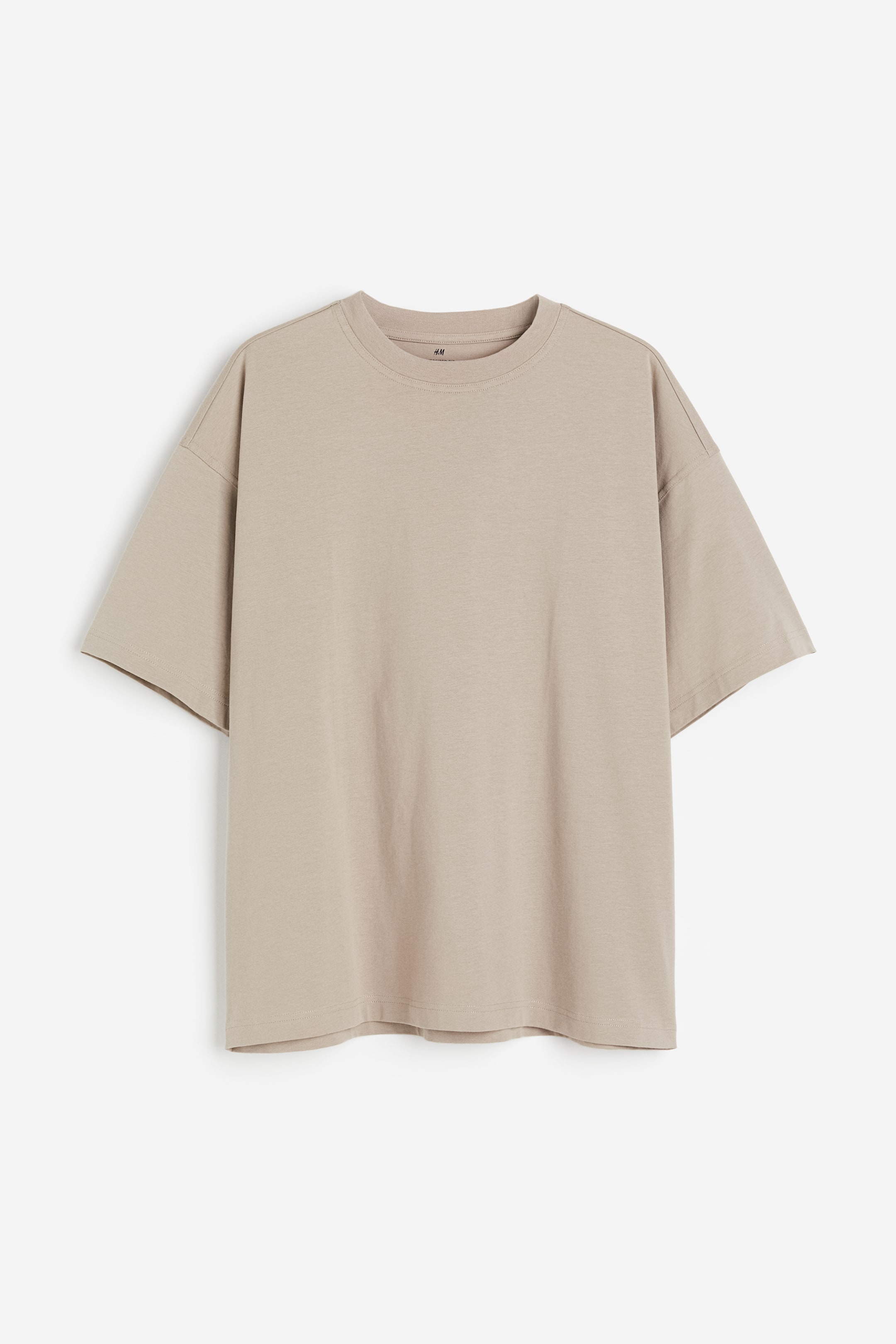Xem ảnh lớn hơn: Áo thun Oversized Fit - Màu be - Men | H&M VN 1