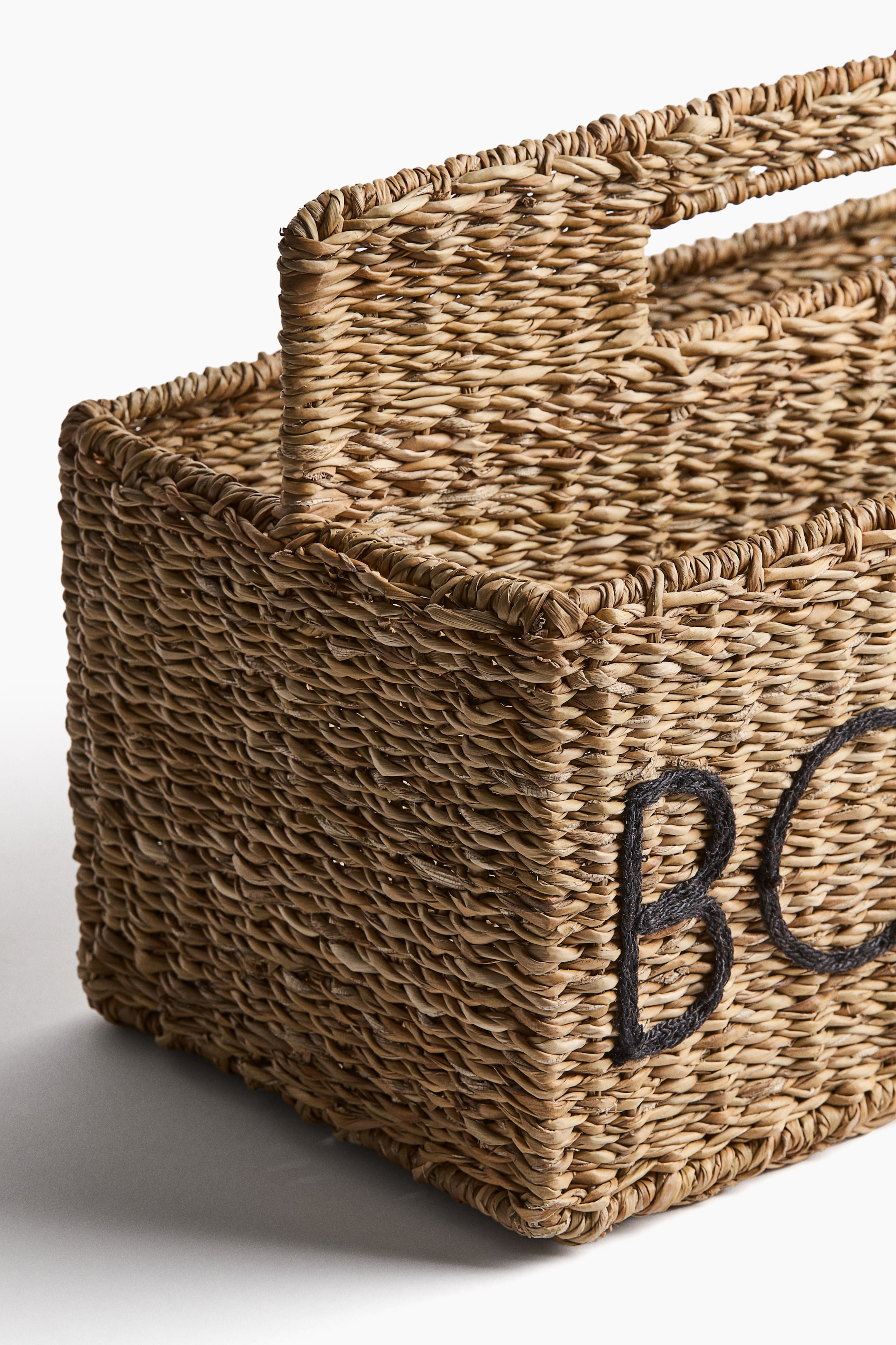 Embroidered Book Basket