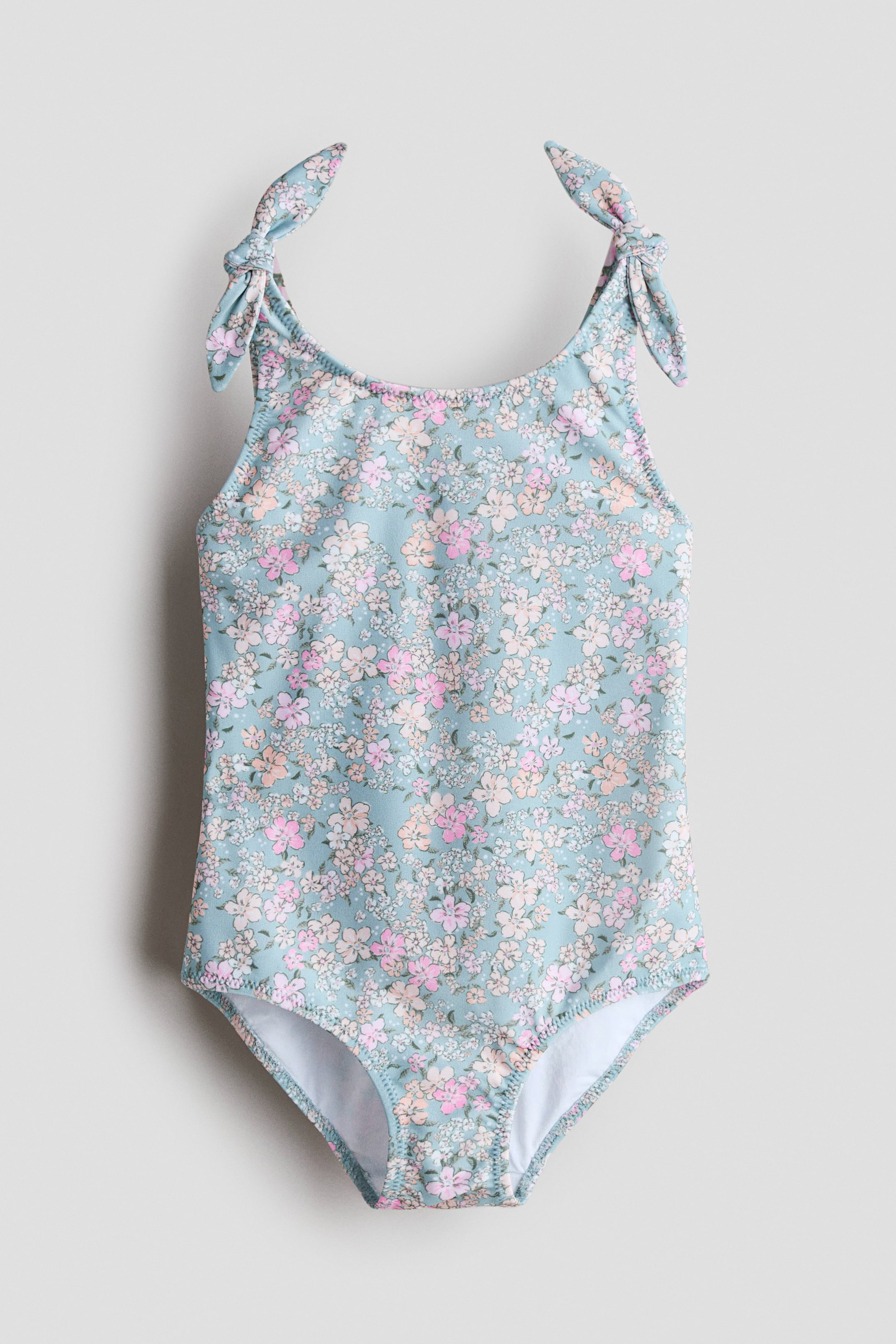 Agrandir l'image: Maillot de bain imprimé - Turquoise ancien/fleuri - ENFANT | H&M CH 1