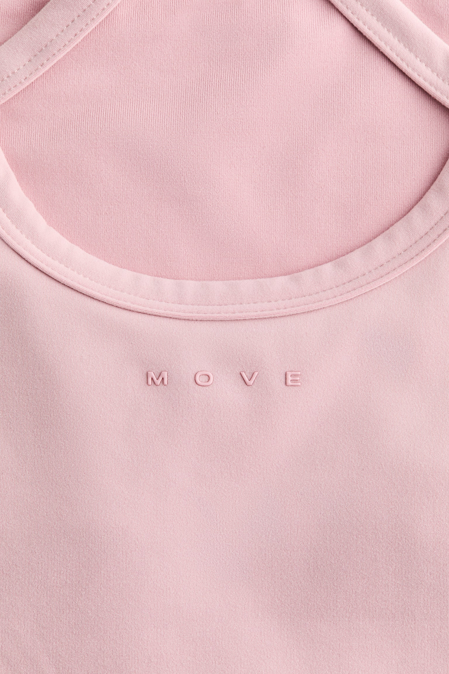 גופיית ספורט עם חזייה מובנית SoftMove™‎ - ורוד עדין/שחור/אפור חימר כהה - 6