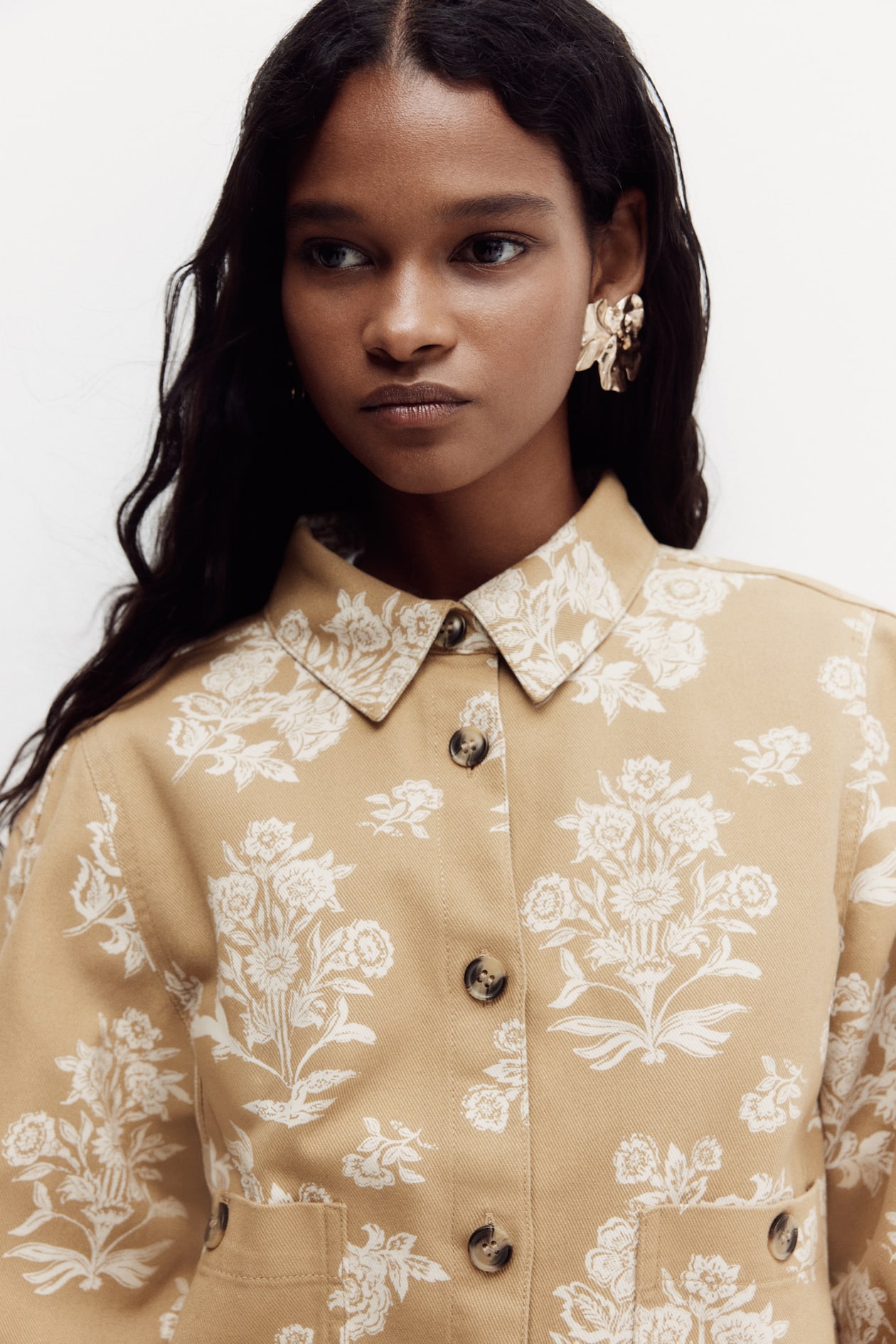 Cotton Twill Utility Shirt