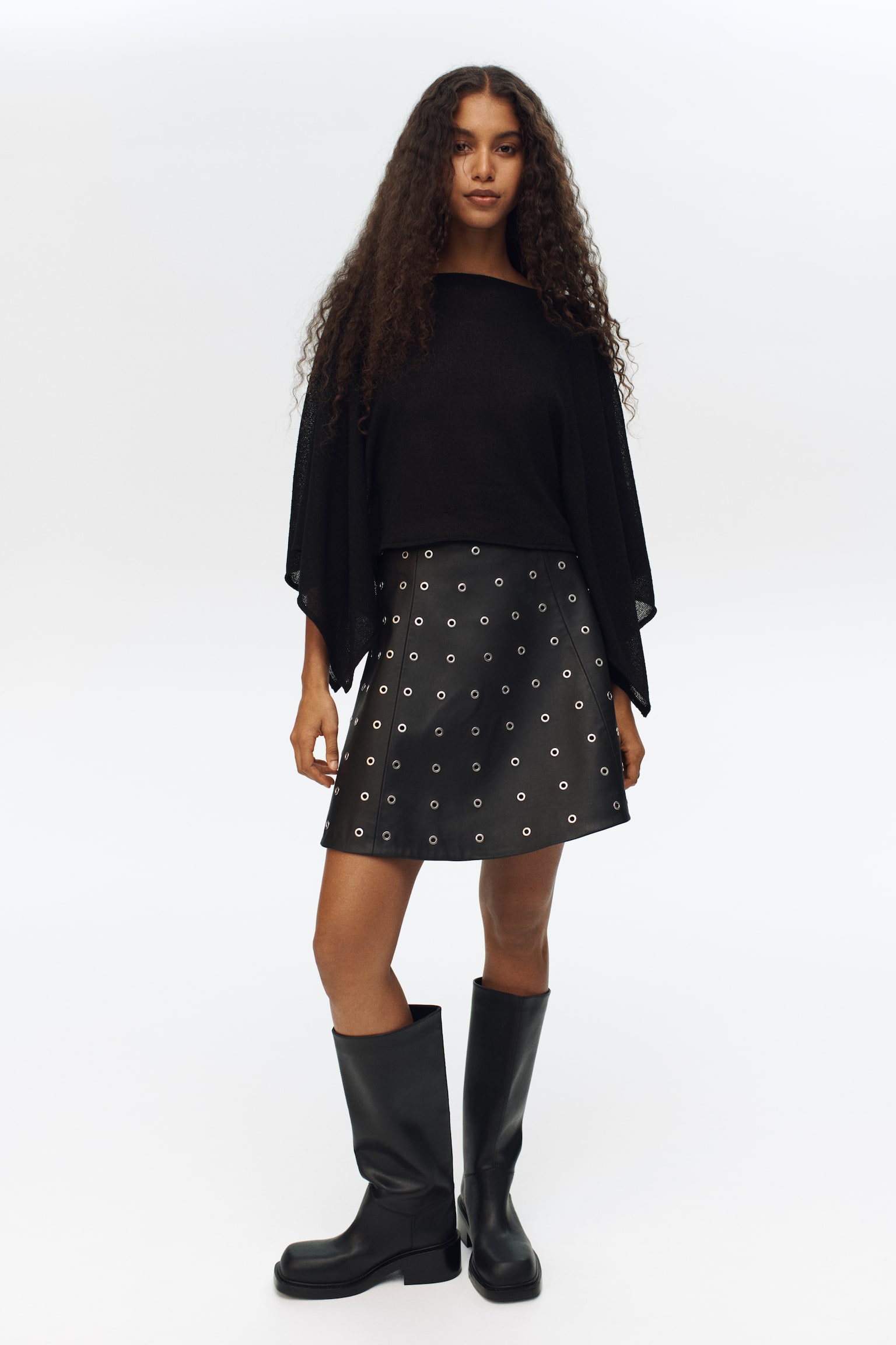 Áo choàng - Màu đen/Màu be/Màu kem - 5