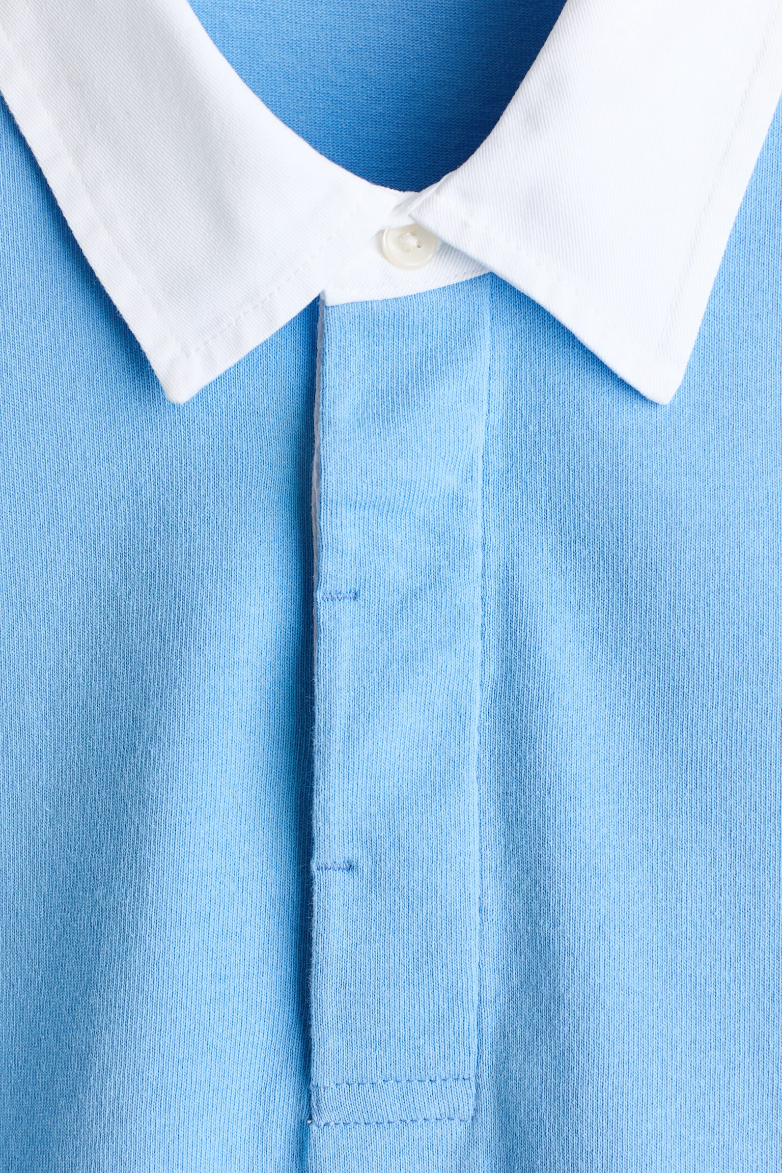 Loose Fit Cotton polo shirt - Light blue/Colour block/Navy blue/Colour block/Grey marl/Colour block - 5