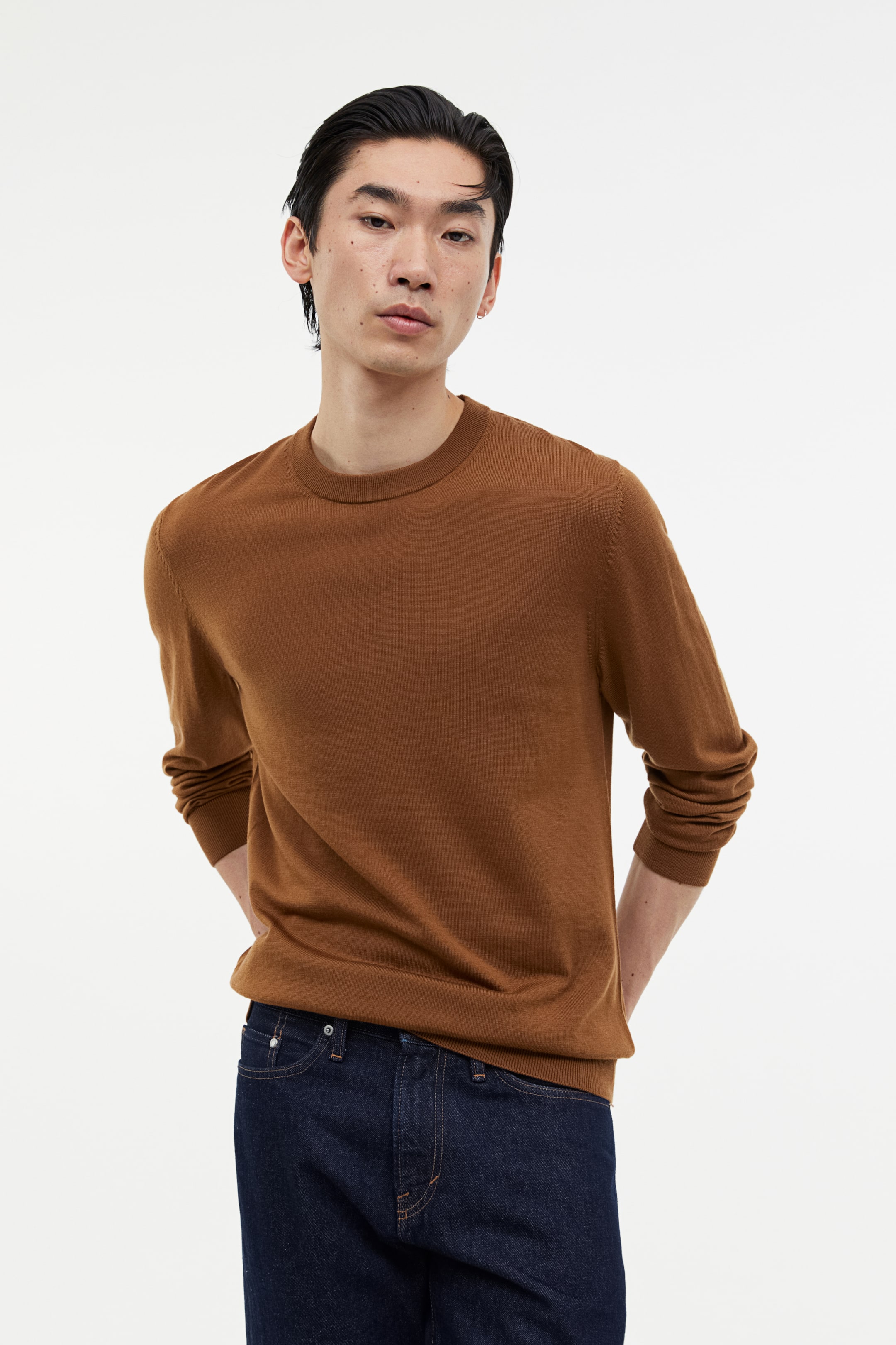 Slim Fit Merino Wool Sweater