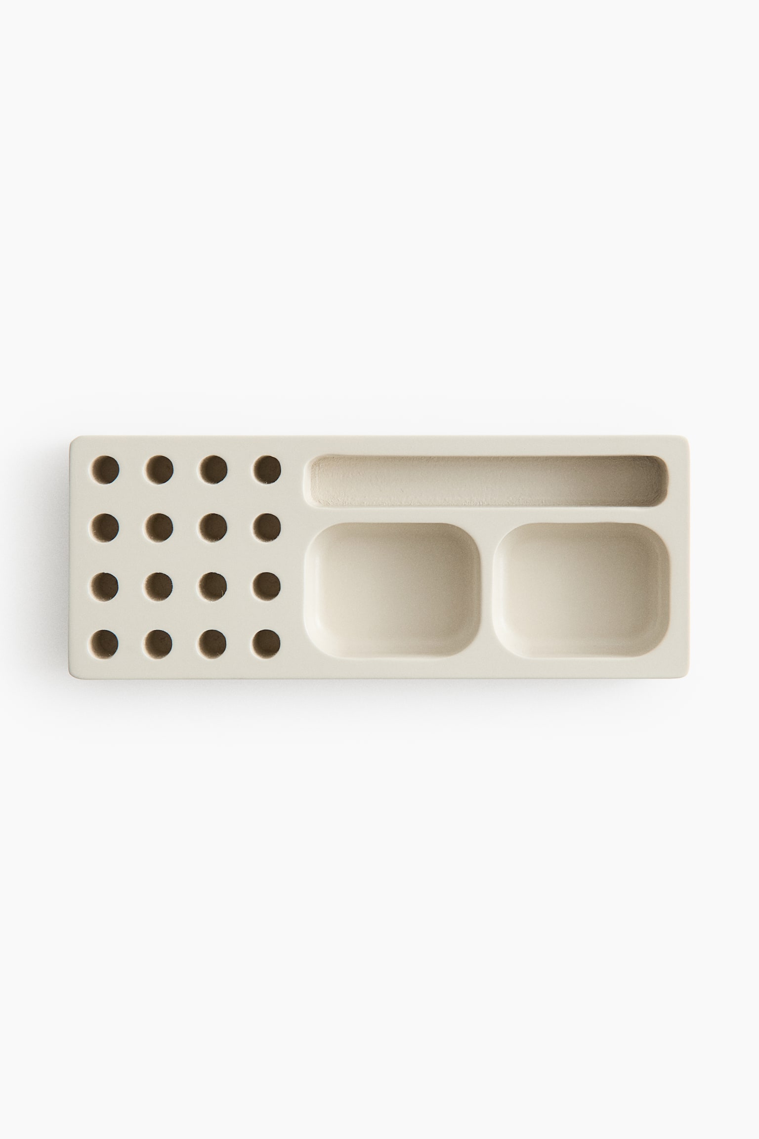 Desk organiser - Light beige/Light pink/Green - 1