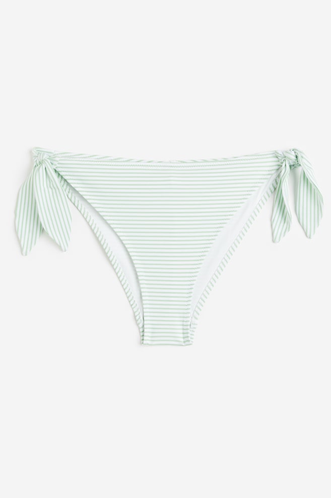 Bikini bottoms - White/Green striped/White/Floral/Light yellow - 2