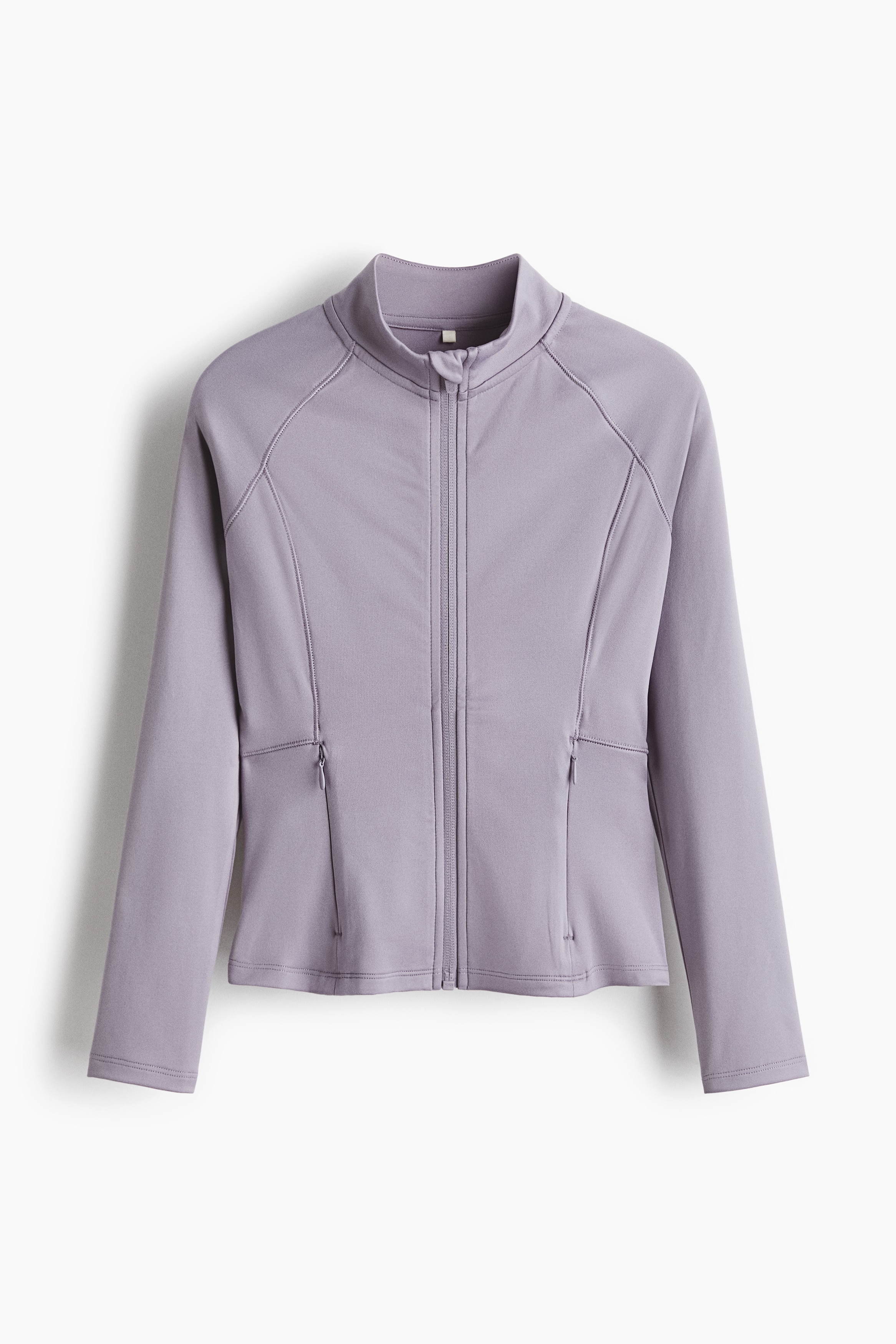 Treningsjakke med DryMove™ - Lys tåkesyrin/Lys rosa/Sort/Vinrød