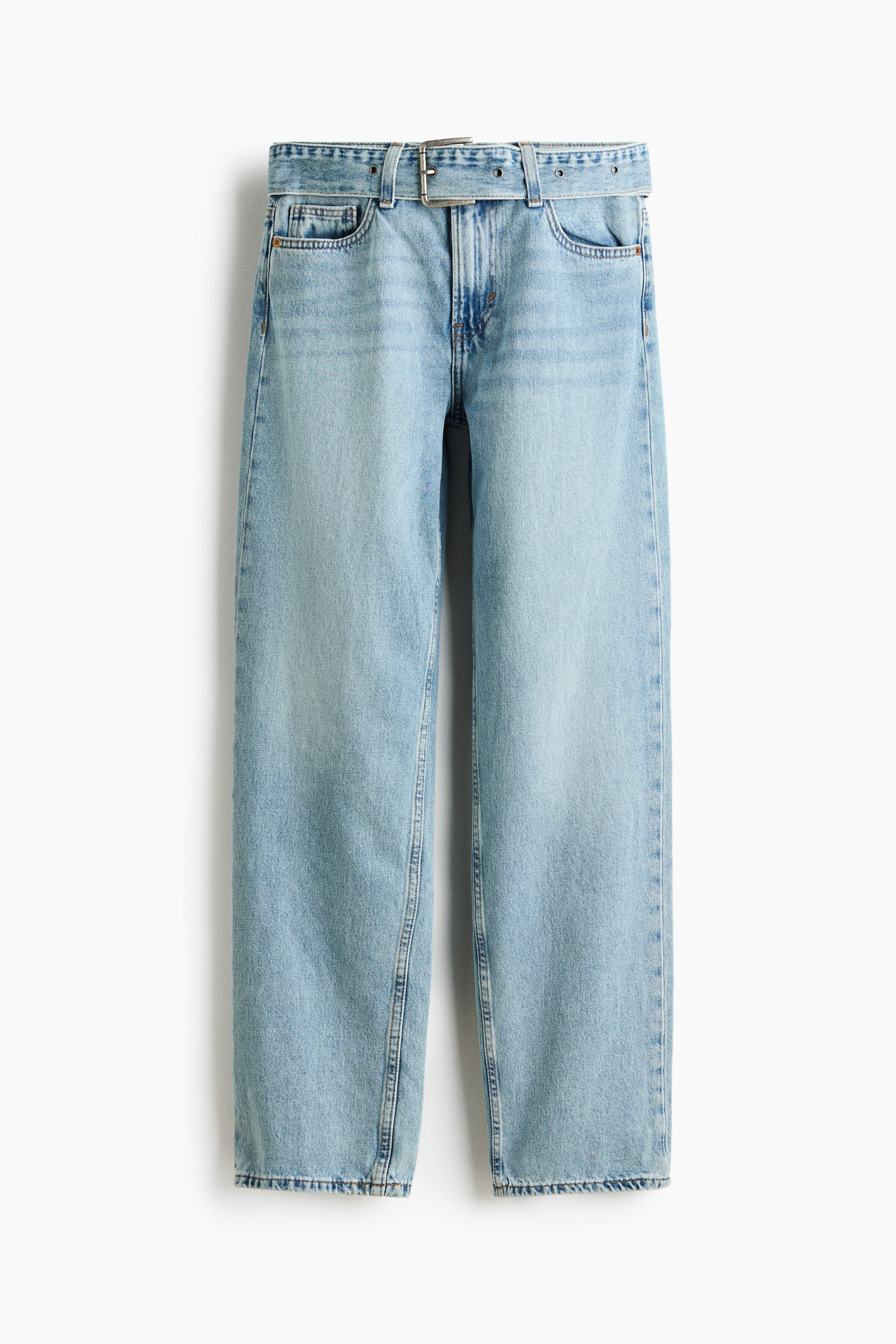 Barrel-Leg High-Waist Jeans