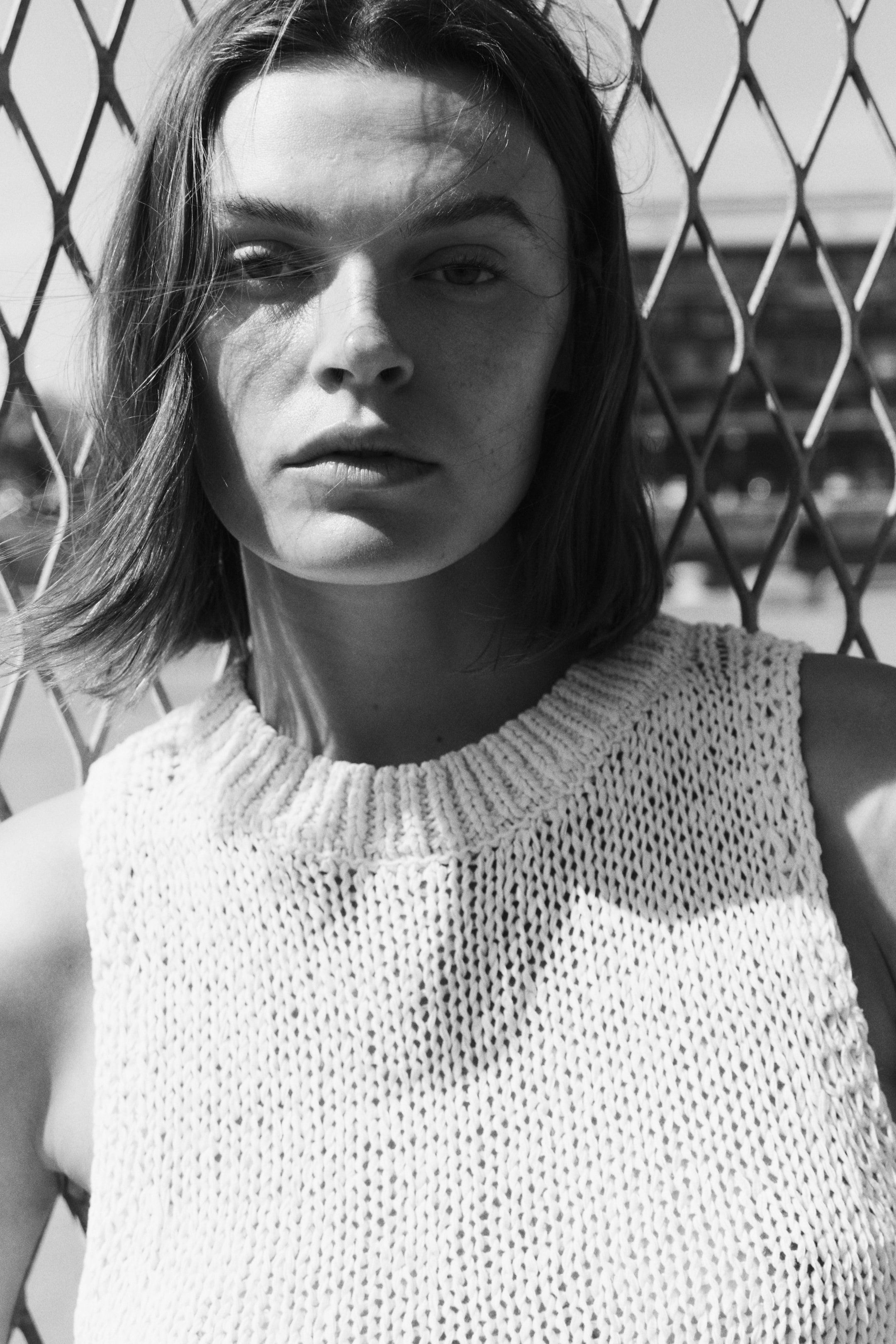 Camisole en tricot texturé