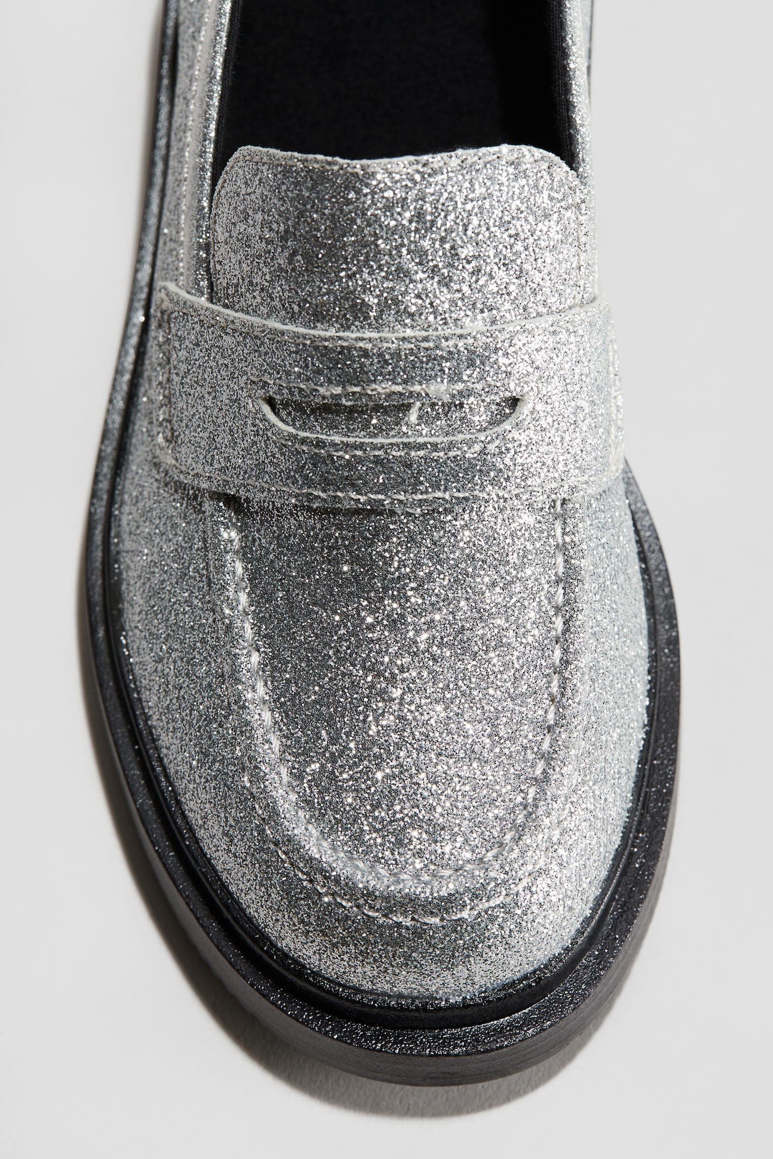 Loafers - Silver-coloured/Glitter/Black - 2