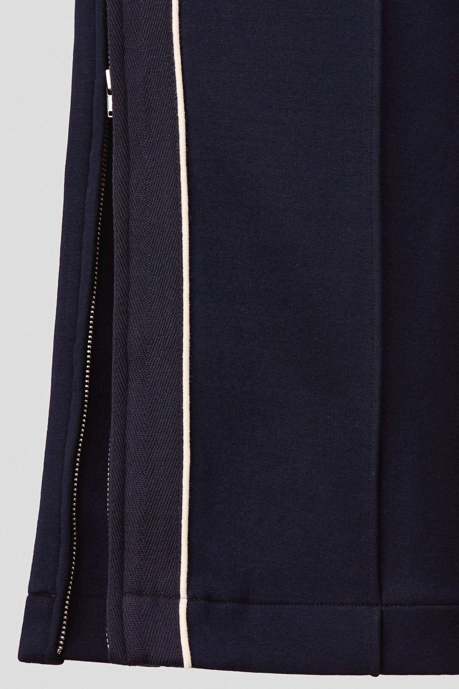 Rozszerzane spodnie sportowe Regular Fit - Ciemnoniebieski - 4