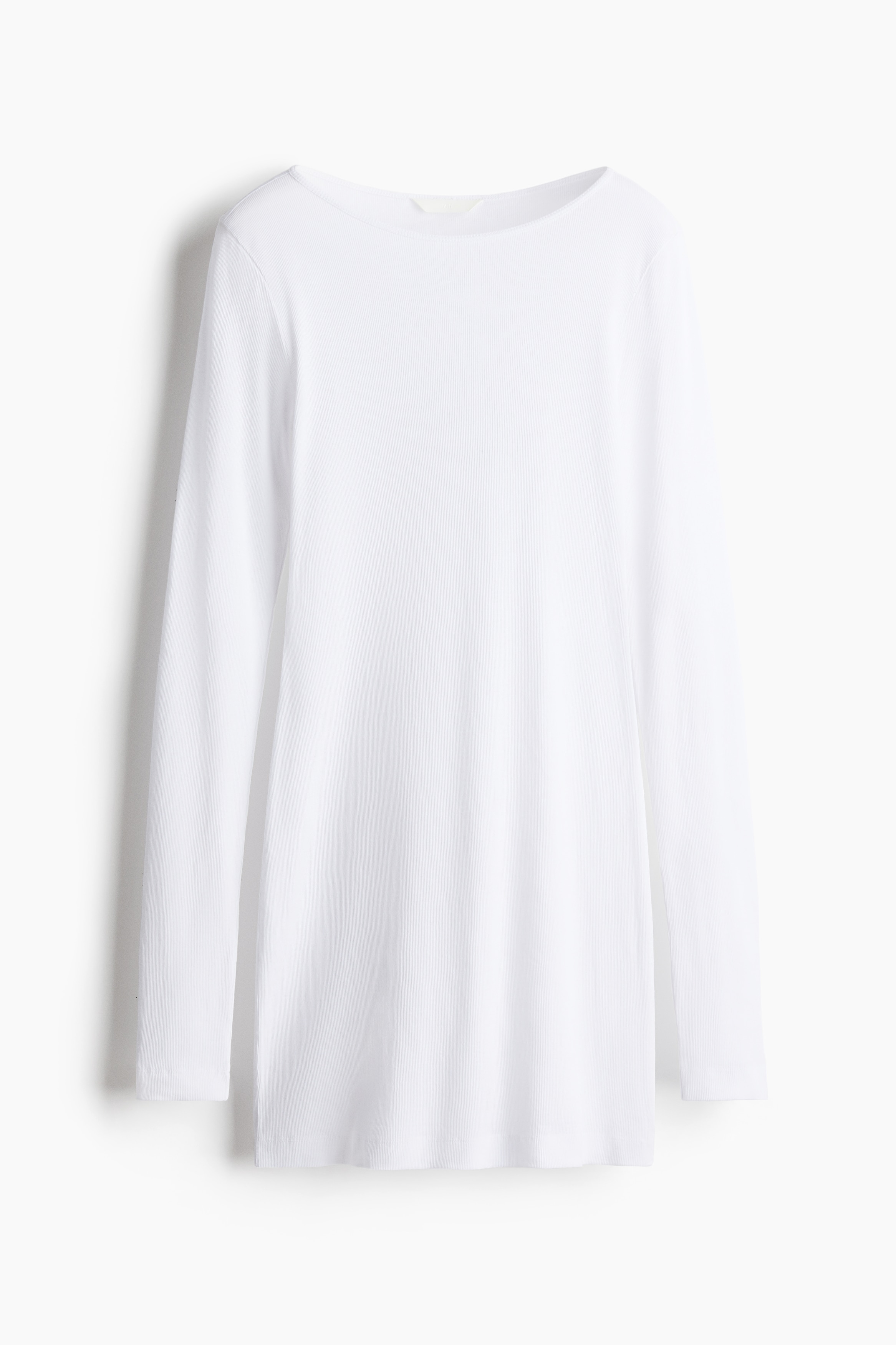 Miniabito a costine - Bianco/Nero