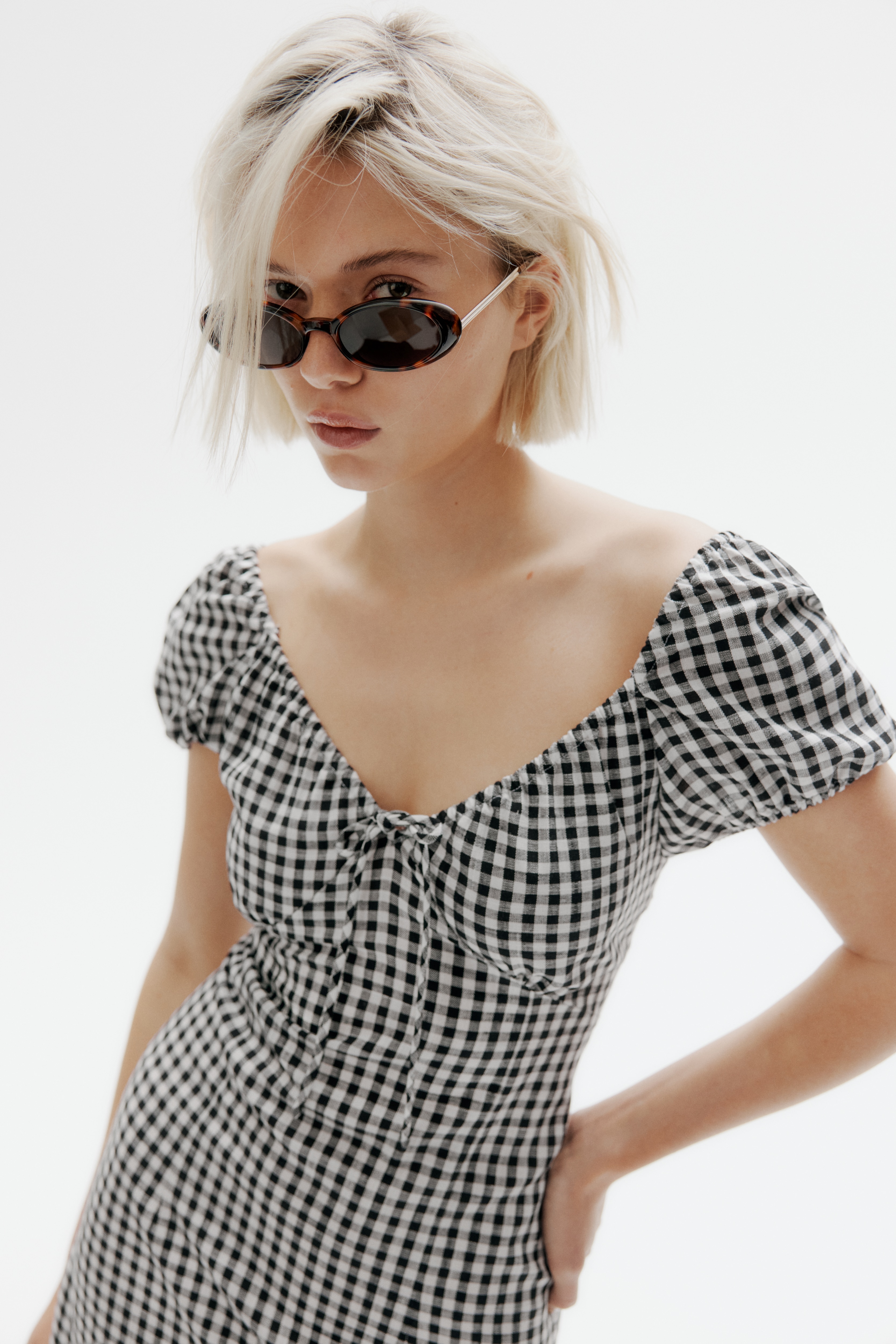 Tie-detail maxi dress