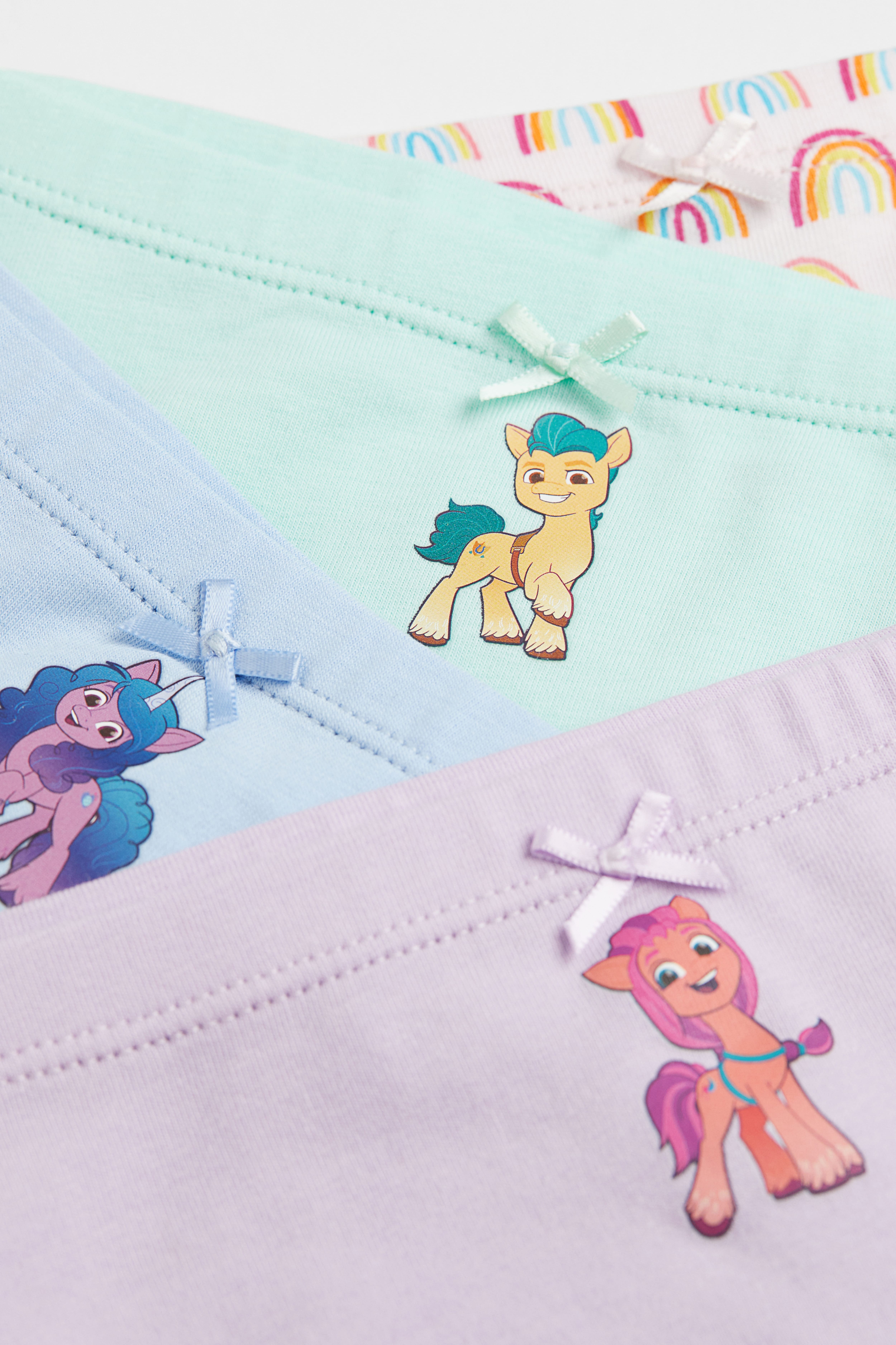 Pack 5 bragas bóxer de algodón - Cintura estándar - Lila claro/My Little  Pony - NIÑOS | H&M ES