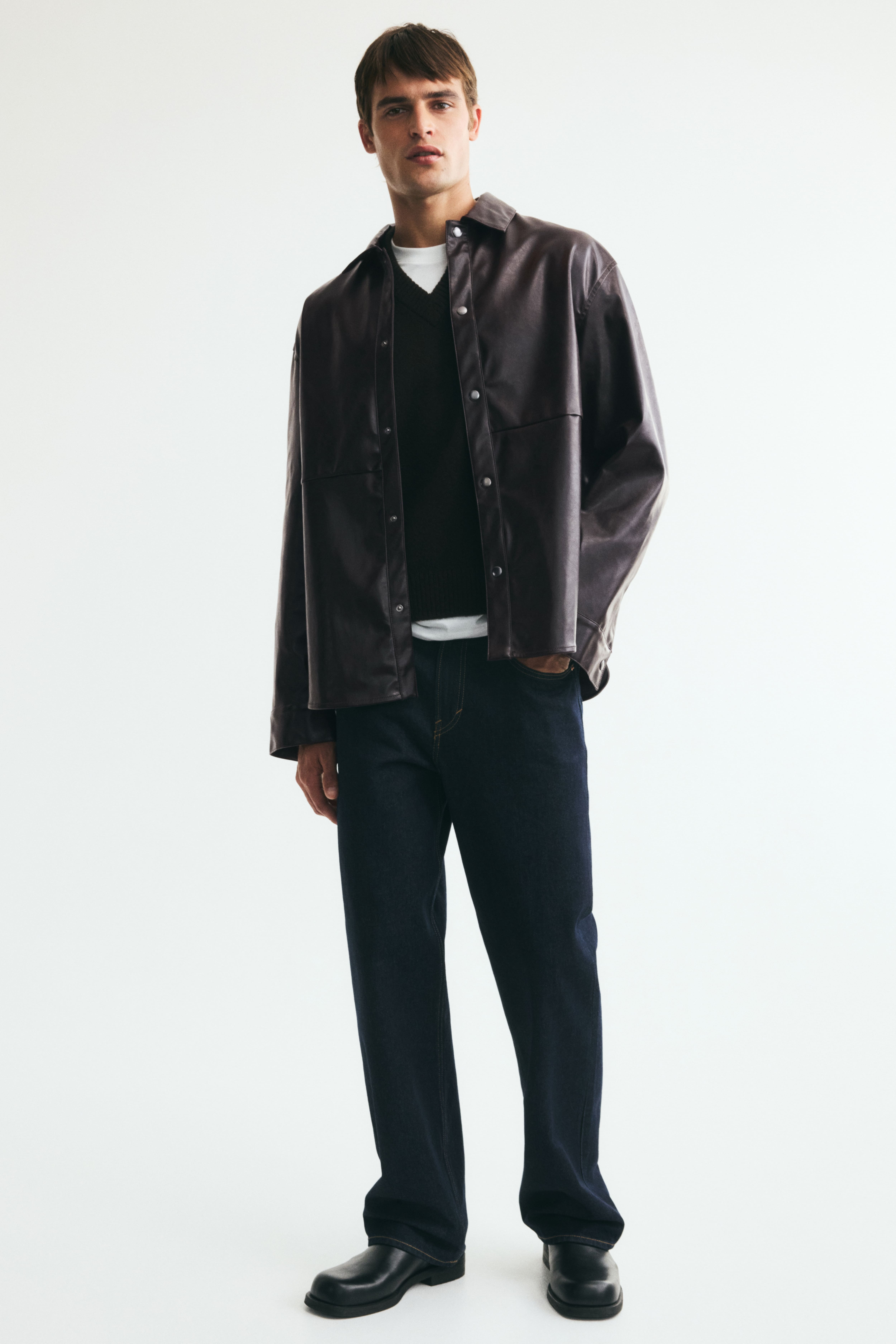 Coated Overshirt