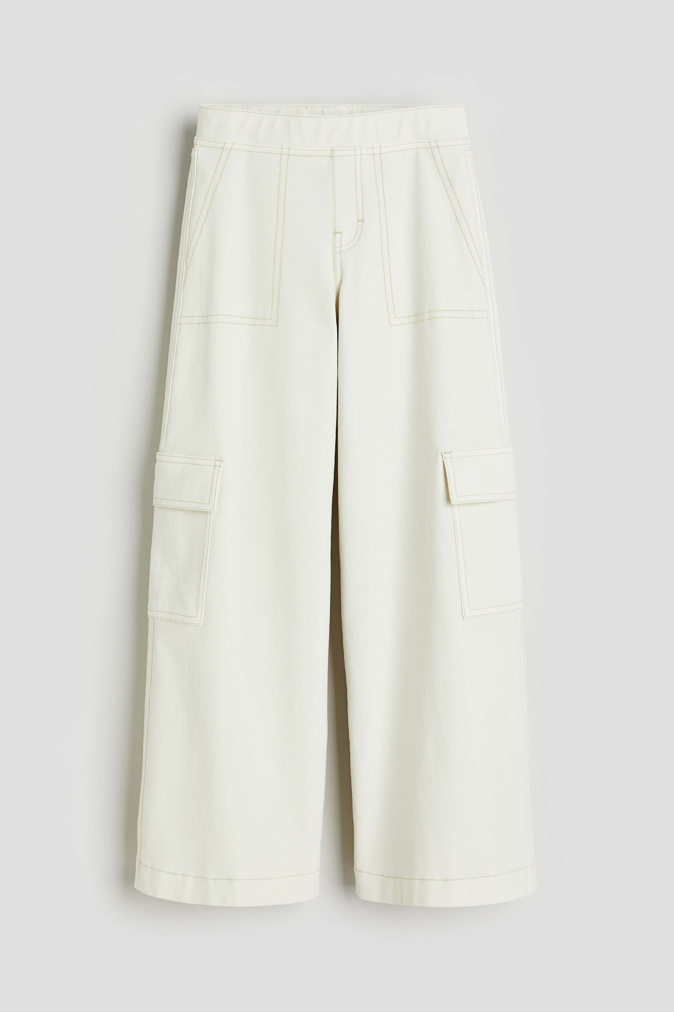 Wide-leg Cargo Pants