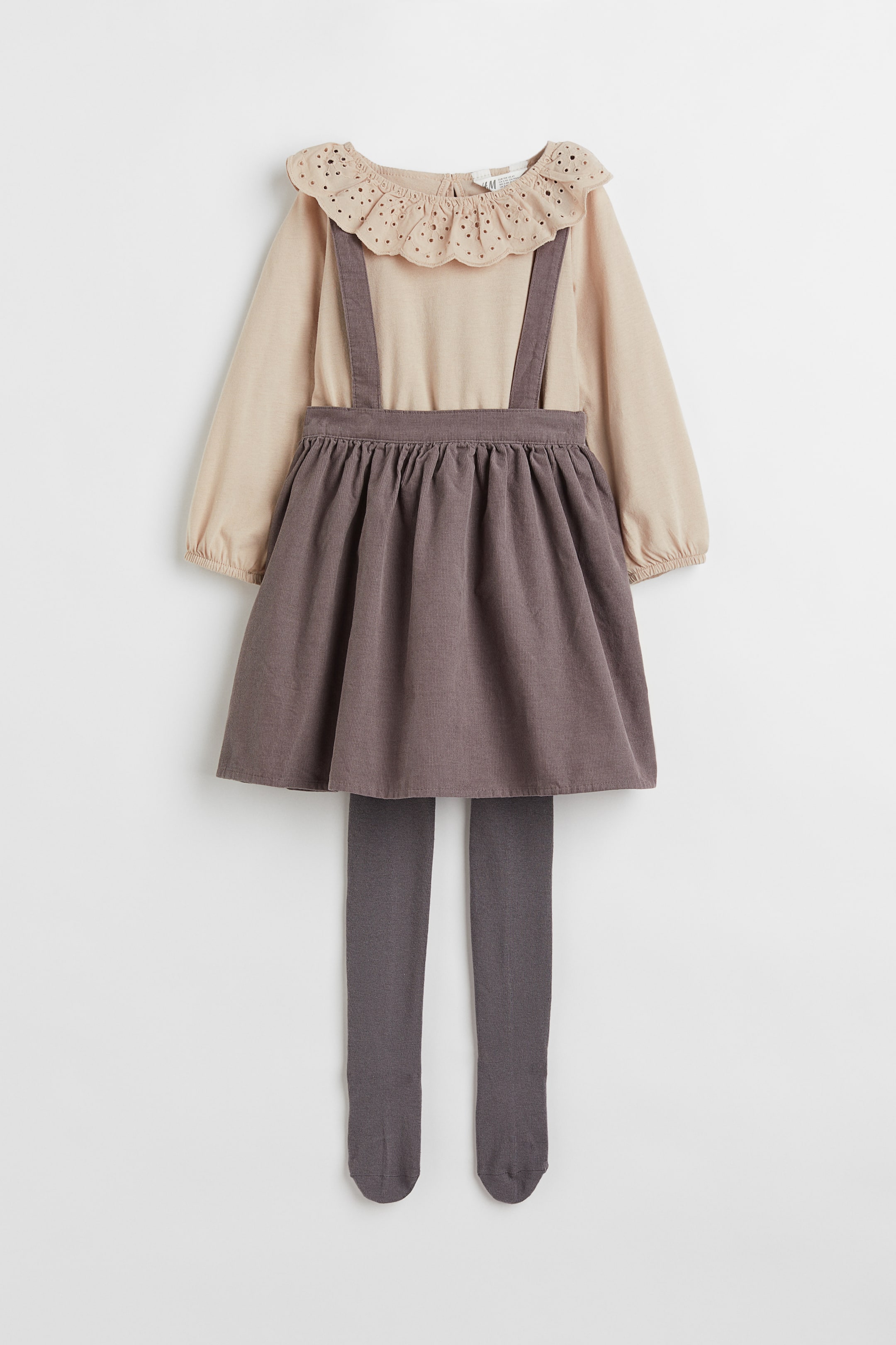 Grösseres Bild ansehen: 3-teiliges Set - Dunkles Taupe - KINDER | H&M CH 1