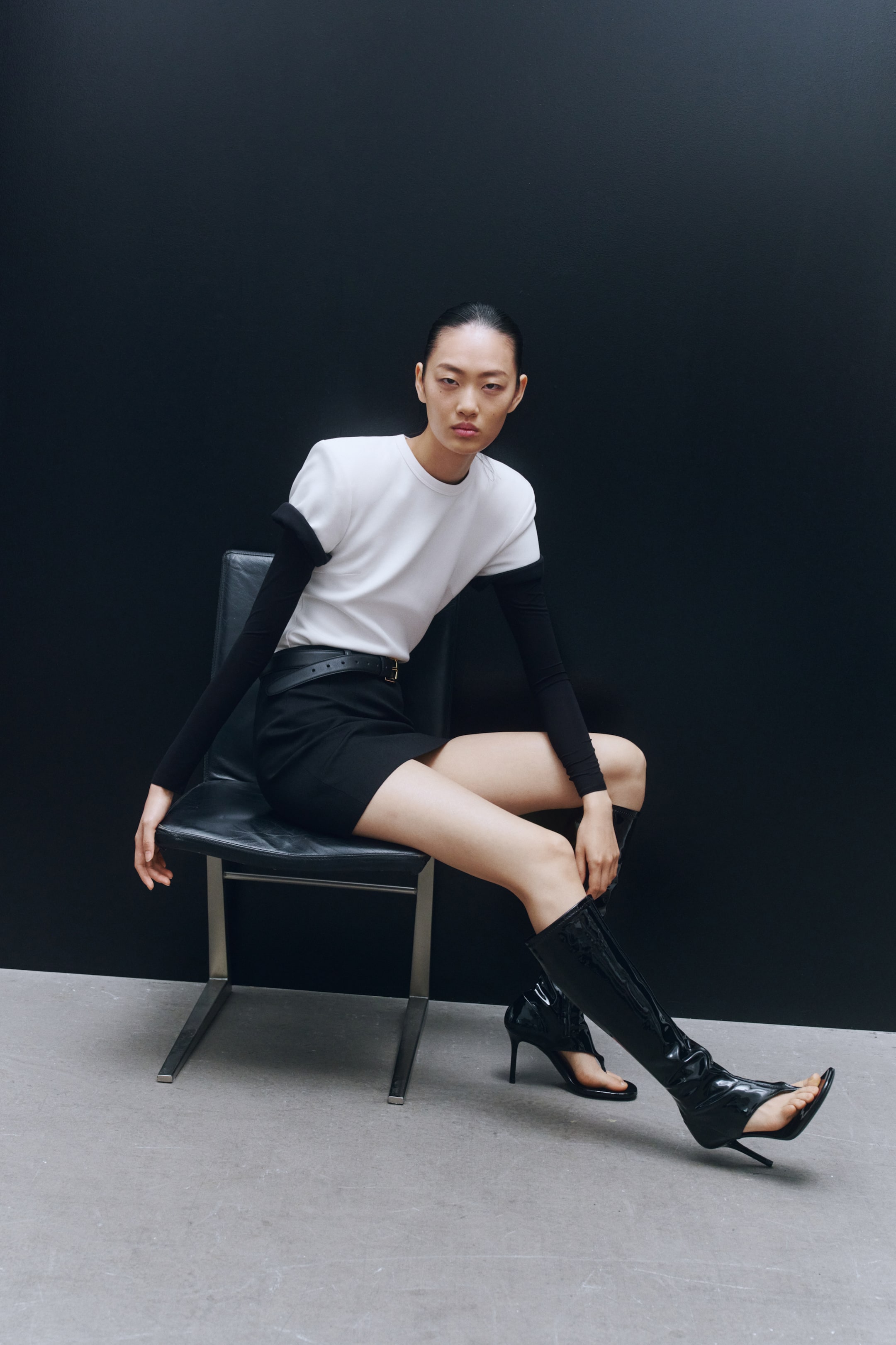 Shoulder-Pad Bodysuit