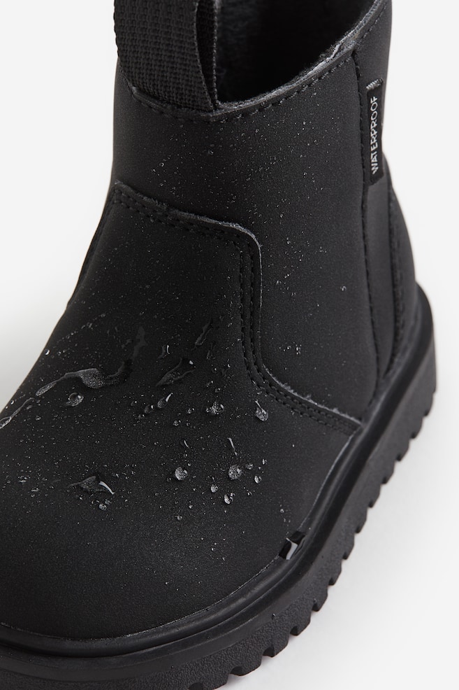 Waterproof Chelsea boots - Black/Dark maroon/Brown - 4