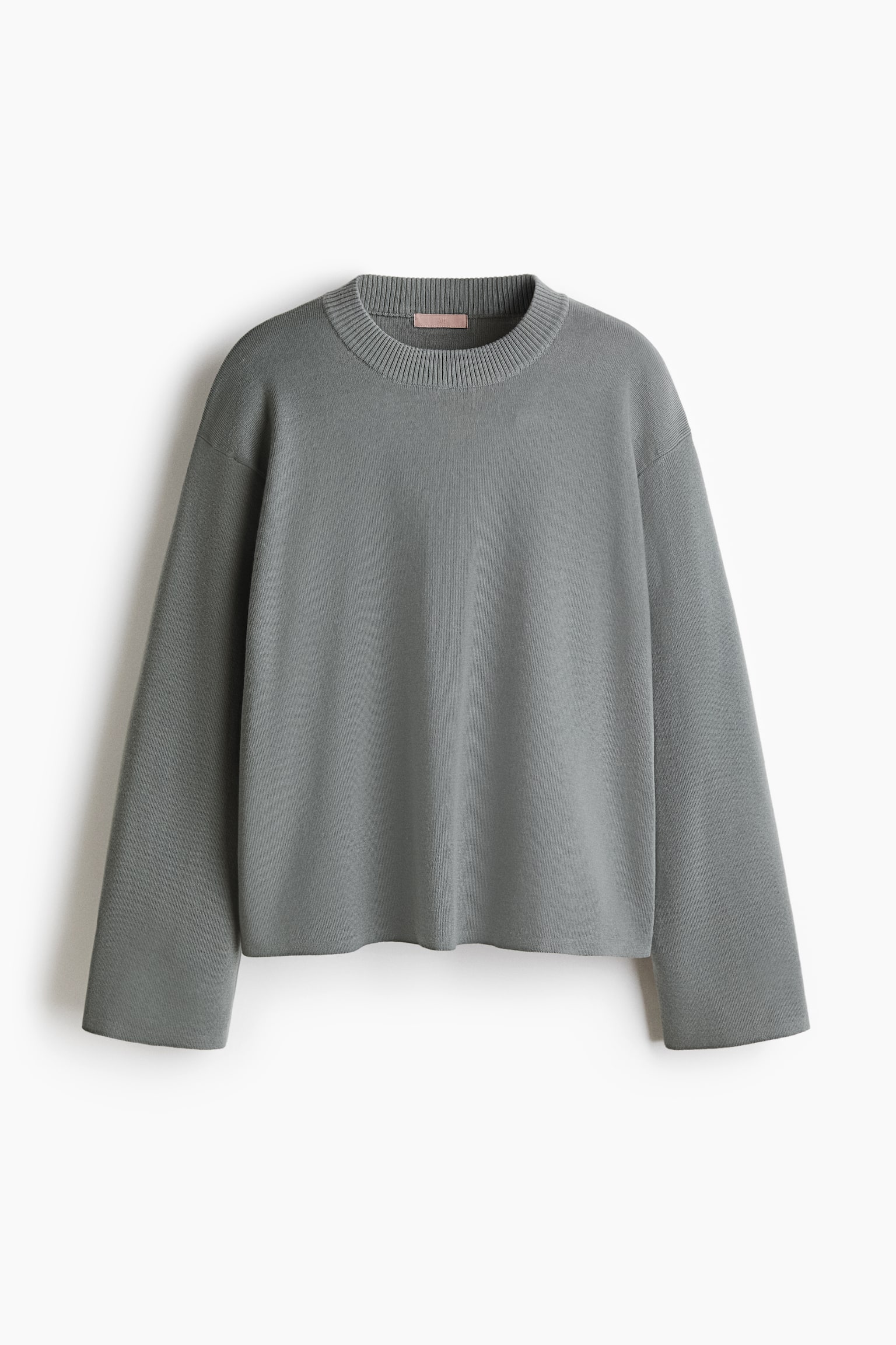 Oversized Pullover - Dark dusty green/Marineblau/Dunkelgrau/Hellbeigemeliert/Graumeliert/Weinrot/Schwarz - 1