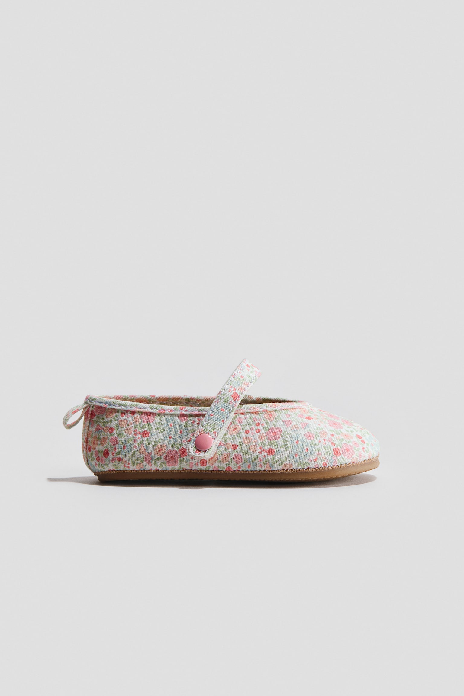 Ballet pumps - White/Floral/Light pink - 3