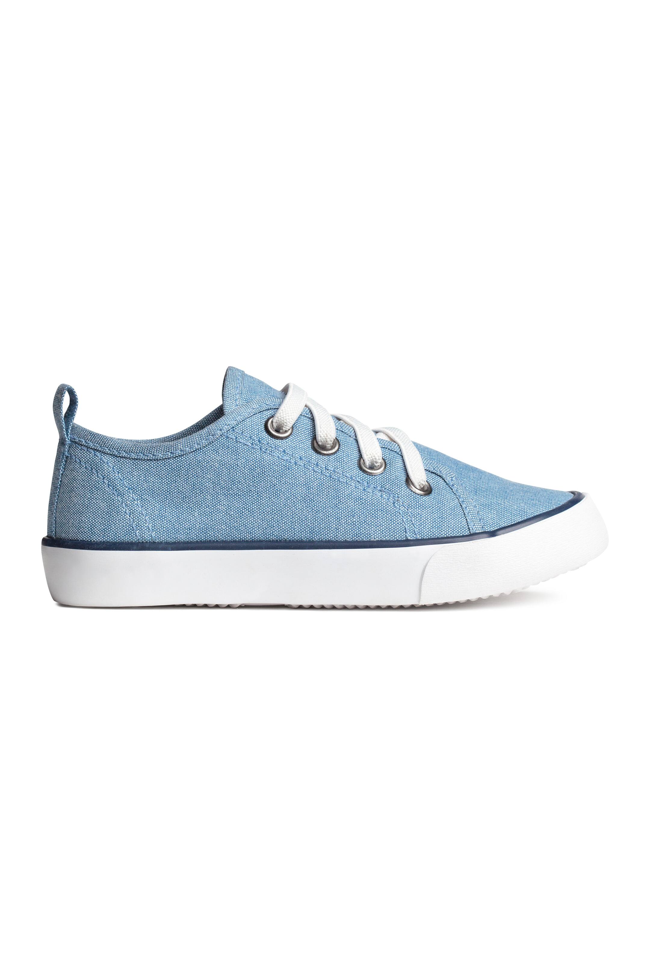 View larger image: Canvas trainers - Blue/Chambray - Kids | H&M GB 1