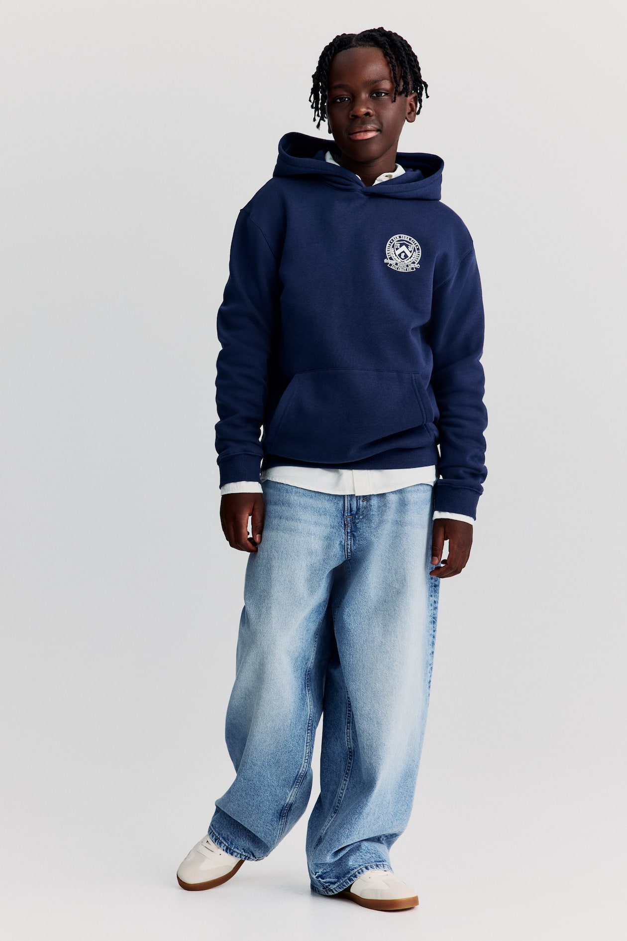 スーパーバギーデニム - デニムブルー - Kids | H&M JP