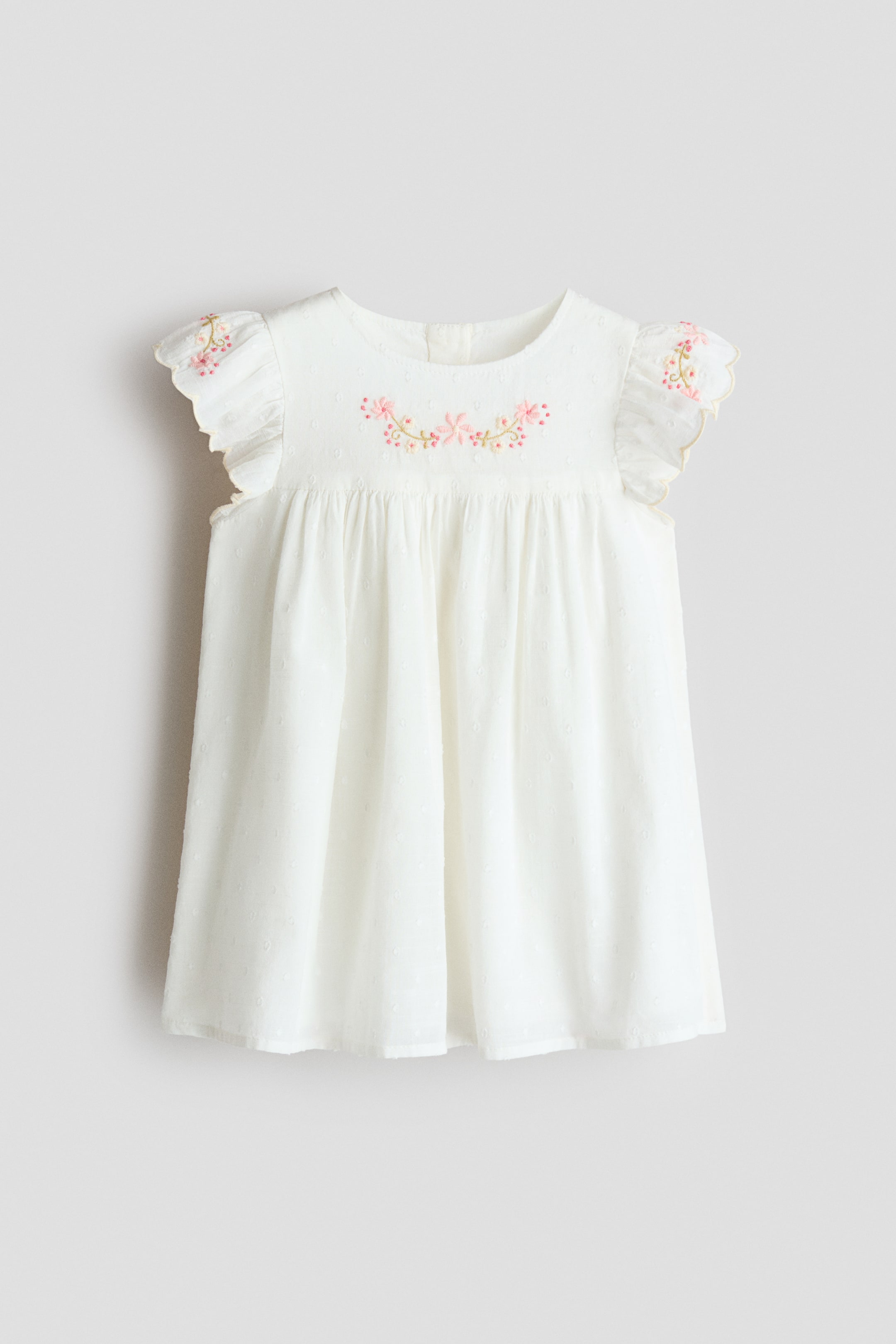 Robe en coton avec broderies