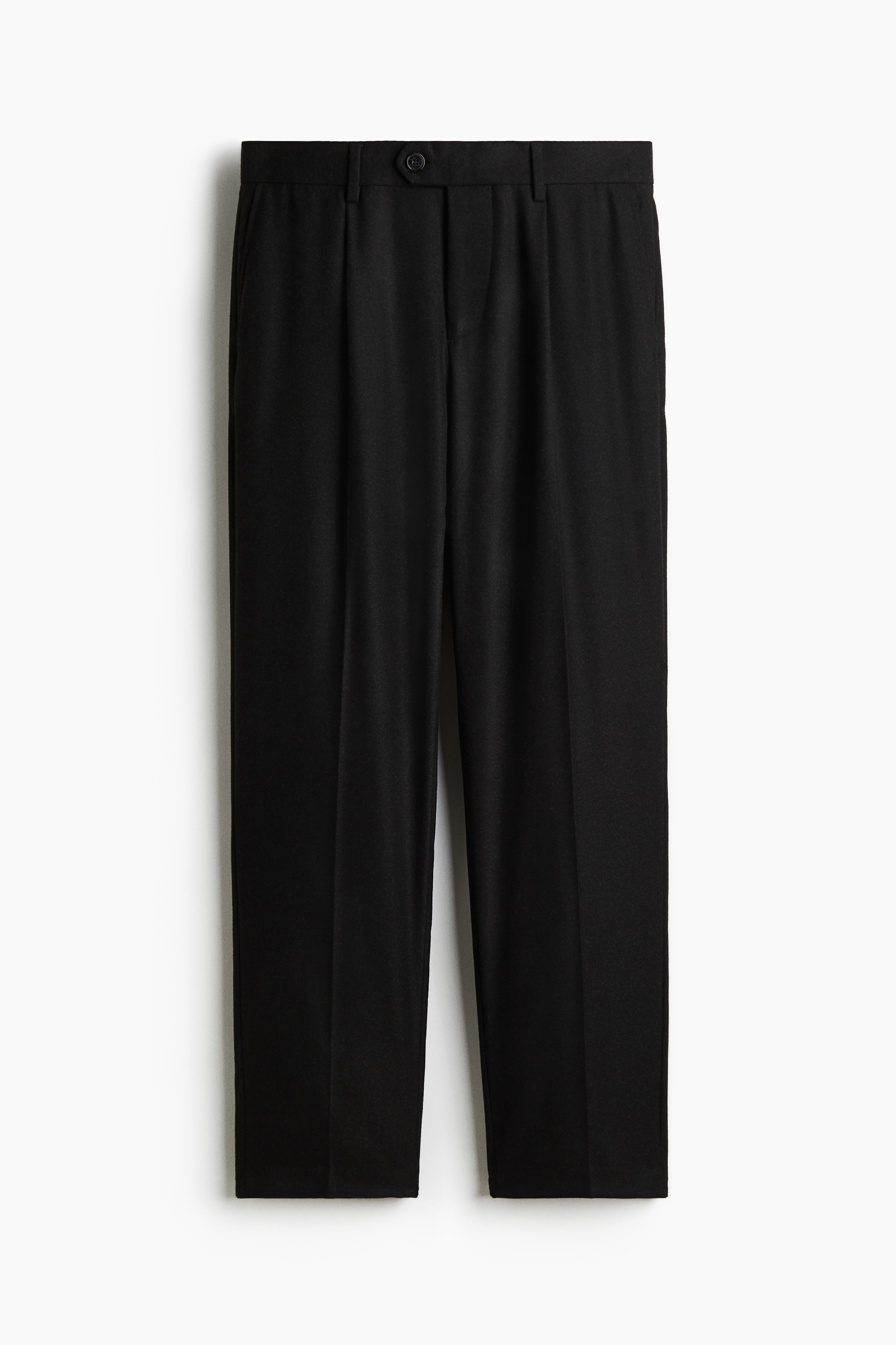 Regular Fit Tapered trousers - Black/Beige
