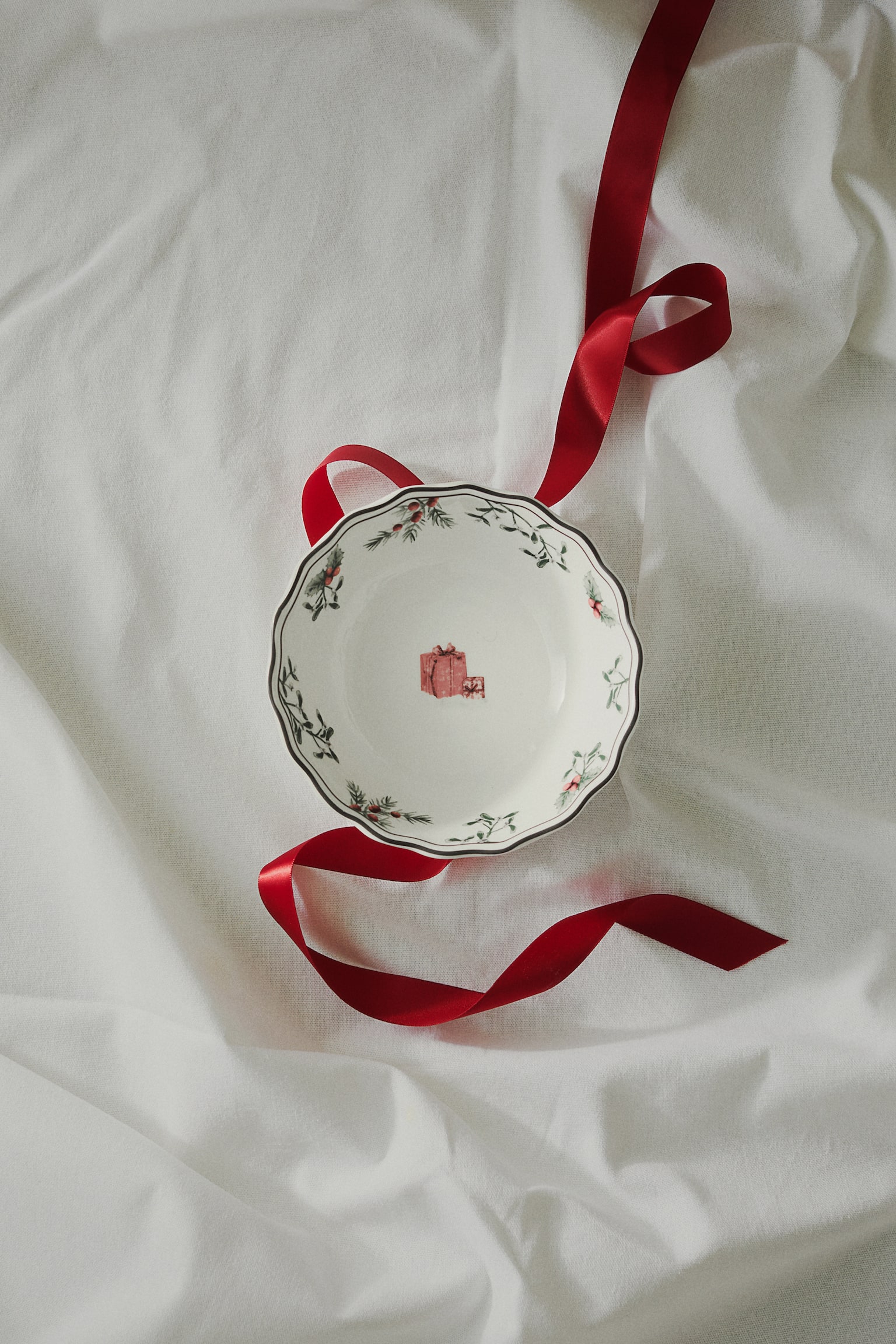 Small porcelain bowl - White/Christmas - 2